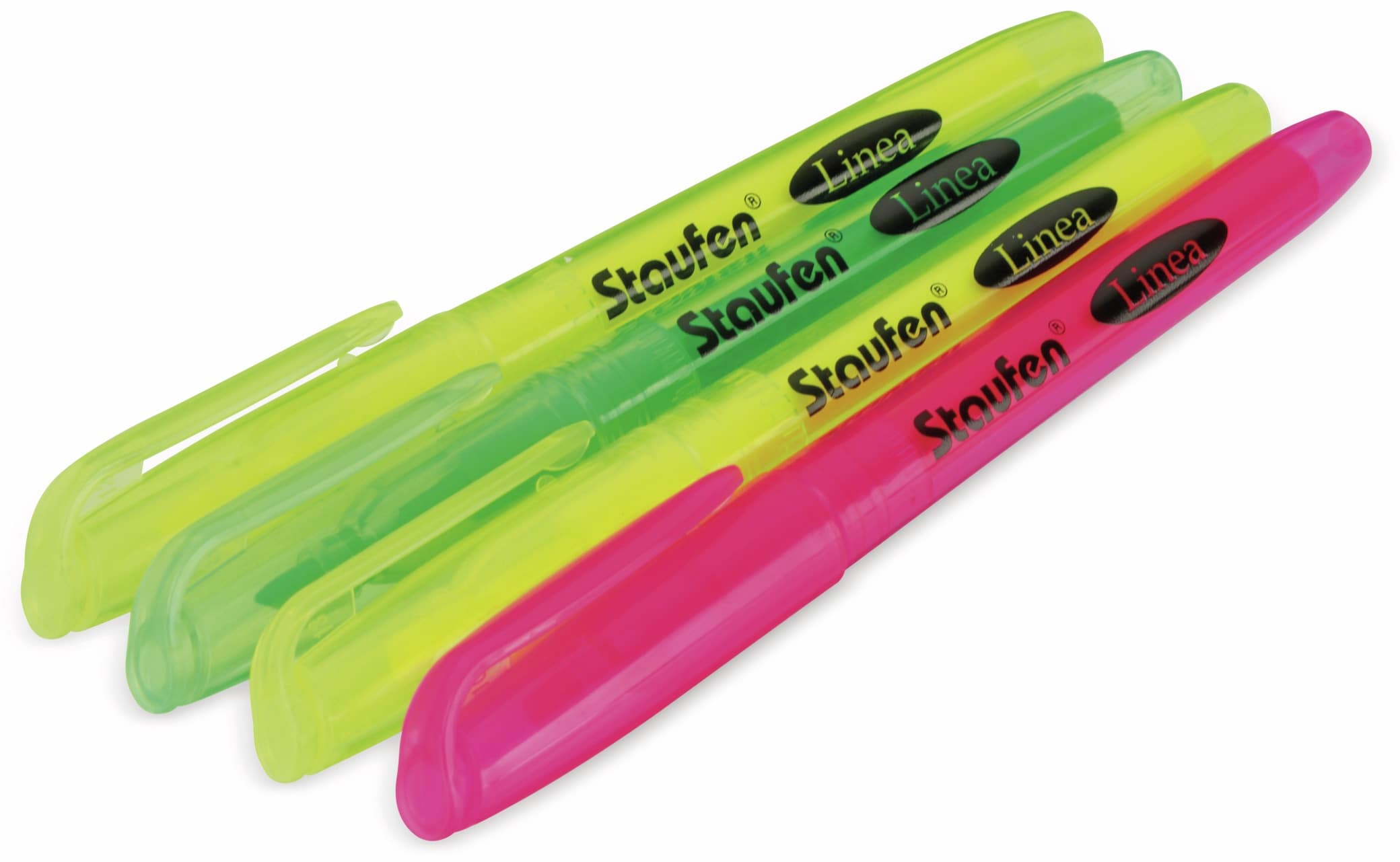 STAUFEN Textmarker-Set Linea, 4 Stück