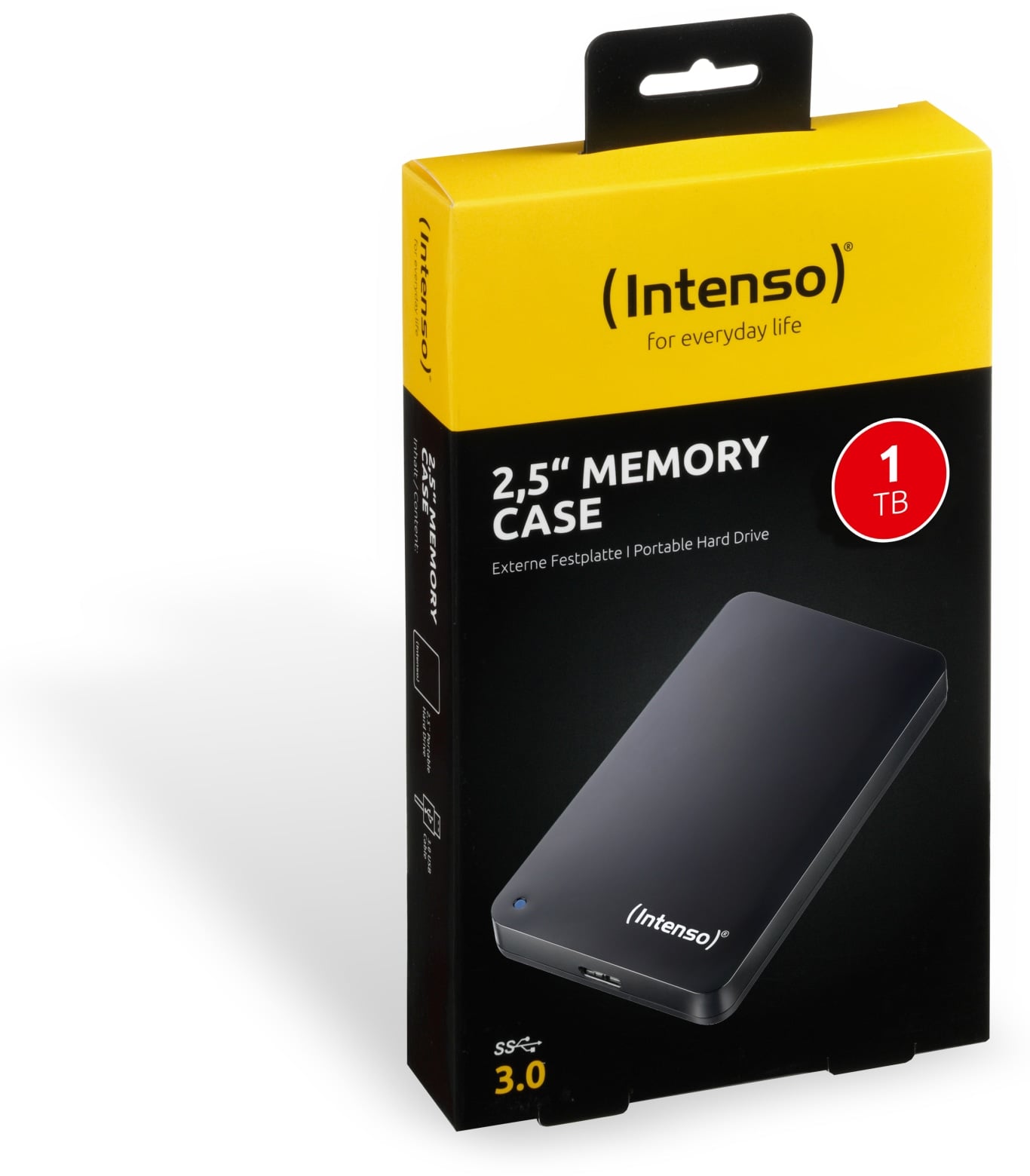 INTENSO USB 3.0-HDD Memory Case, 1 TB, schwarz