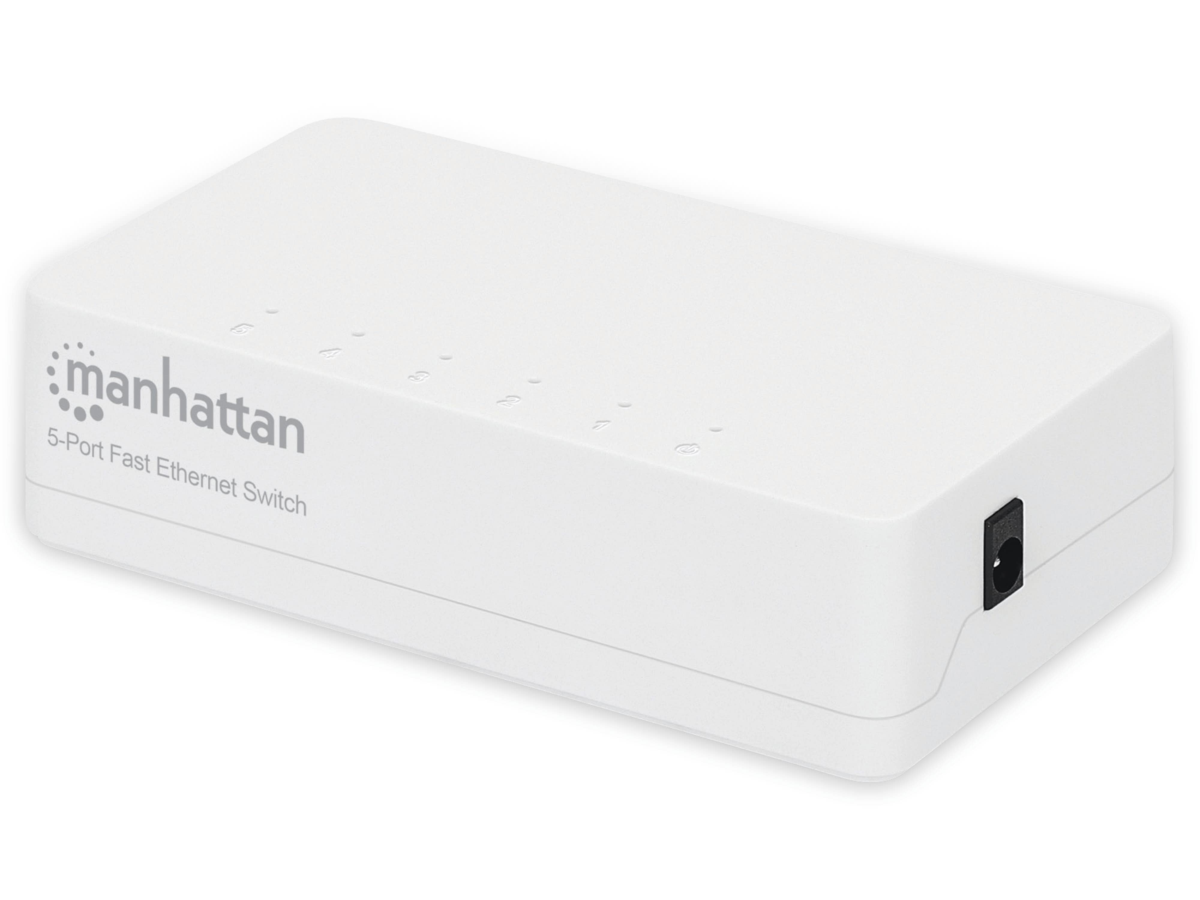 MANHATTAN Fast Ethernet Switch, 5-Port, weiß