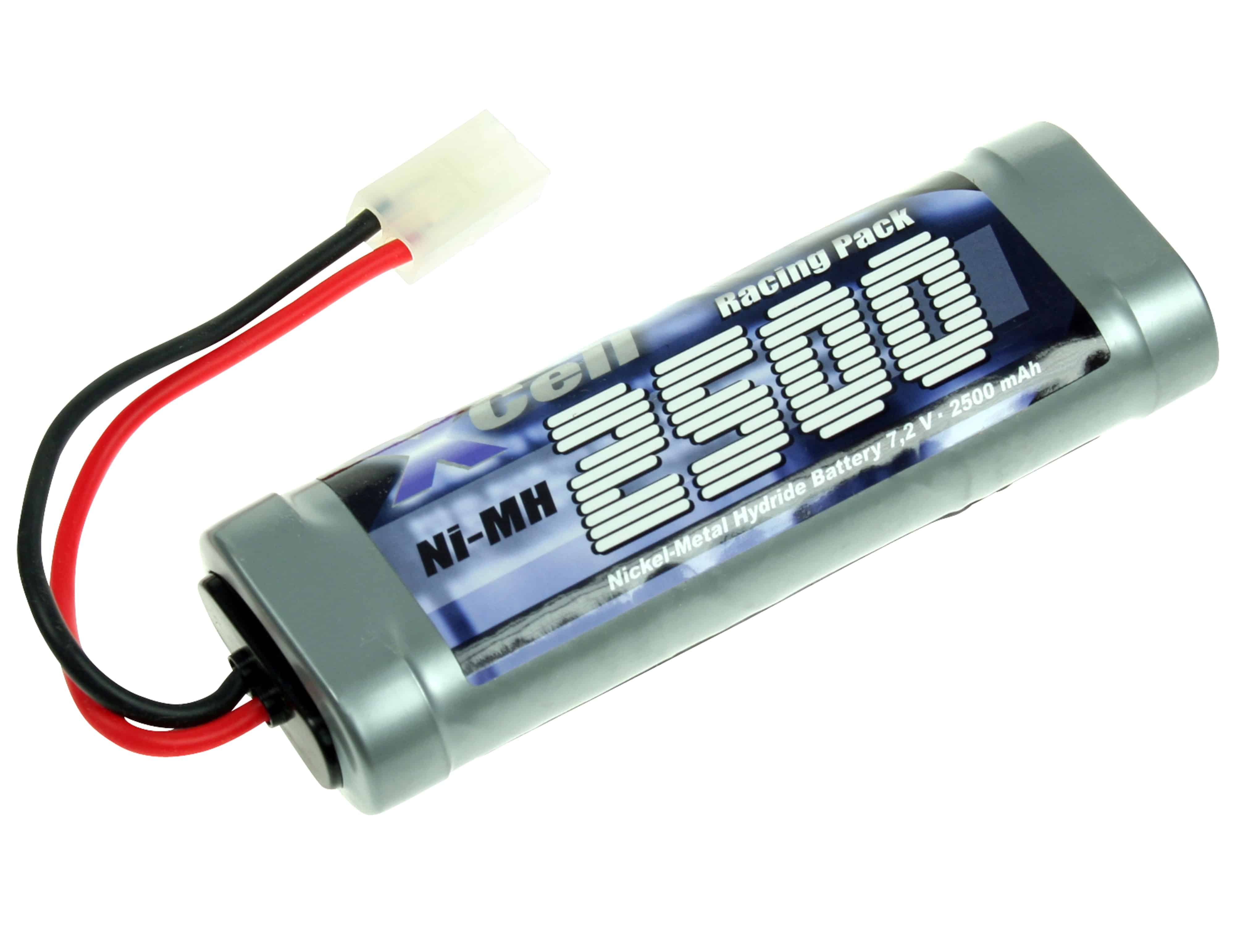 XCELL Ni-MH Akku 127446 RC-Pack, 7,2 V, 2500mAh, L2x3