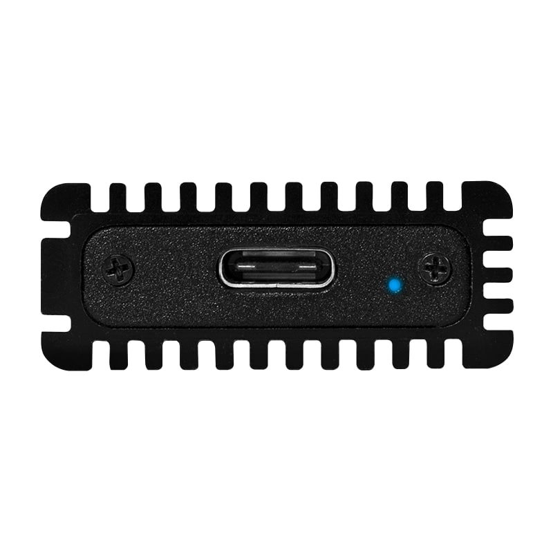 LOGILINK Festplattengehäuse UA0346, M.2 PCIe NVMe, USB 3.2 Gen 2, schwarz