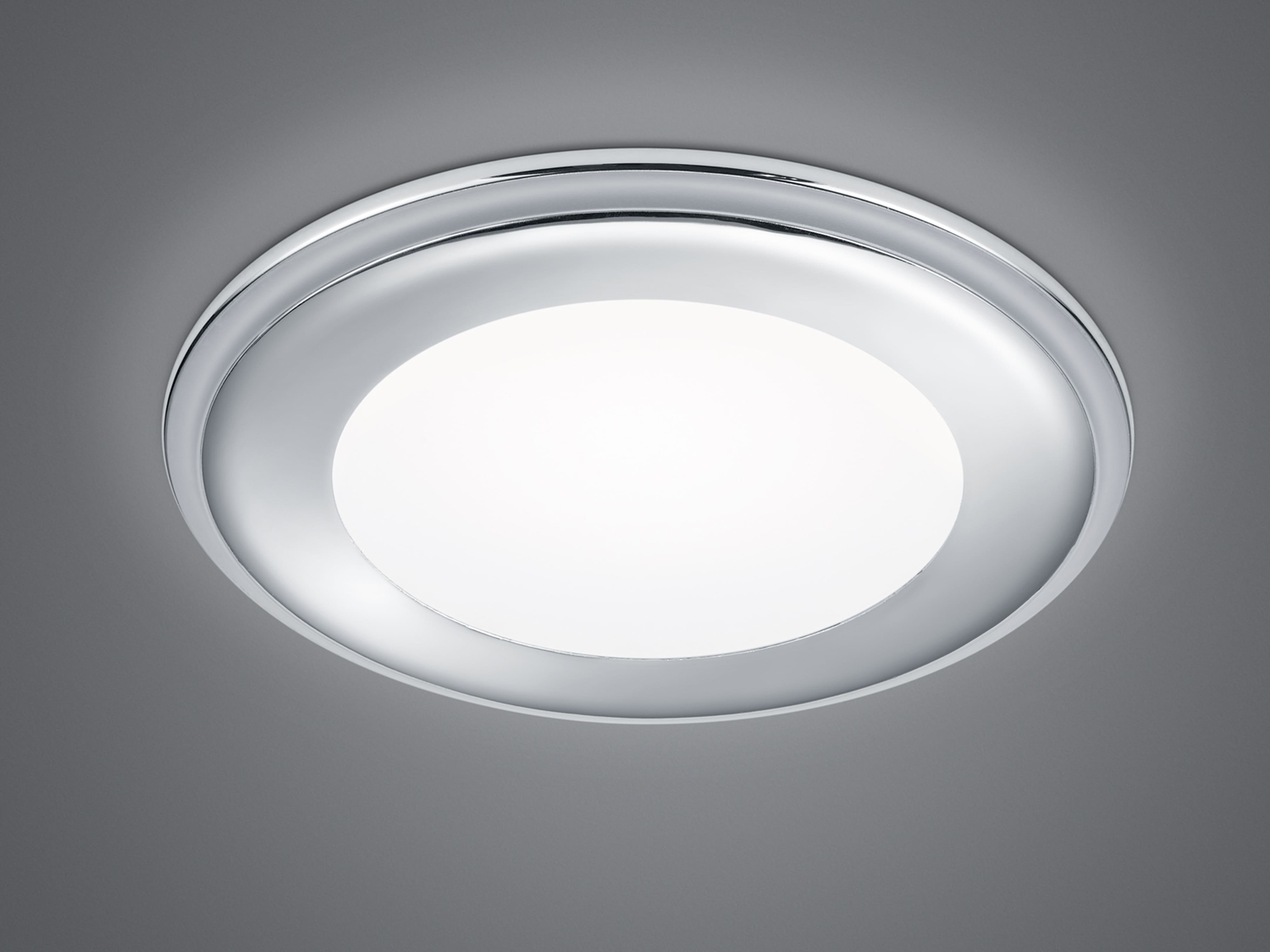 TRIO LED-Einbauleuchte Aura 652410106 chrom, 10 W, 1040 lm, 3000 K