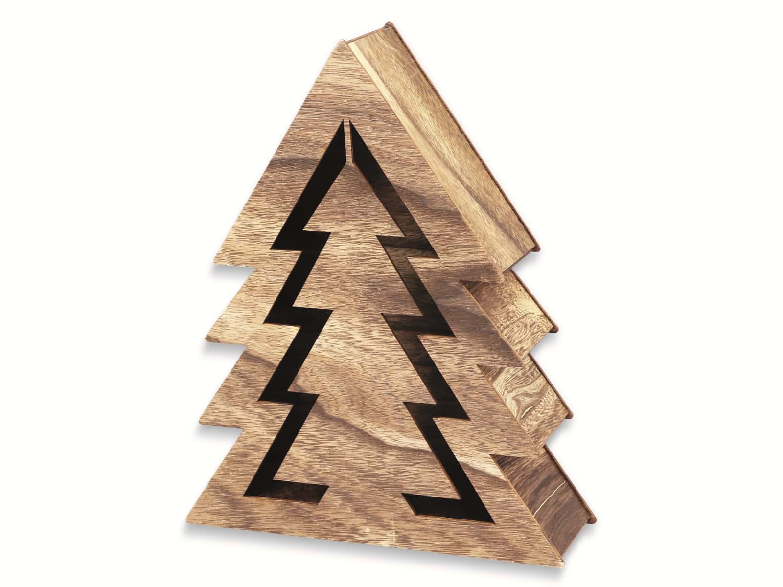 Deco-Holz Baum mit 10 LEDs, GT-TT-01, dunkelbraun