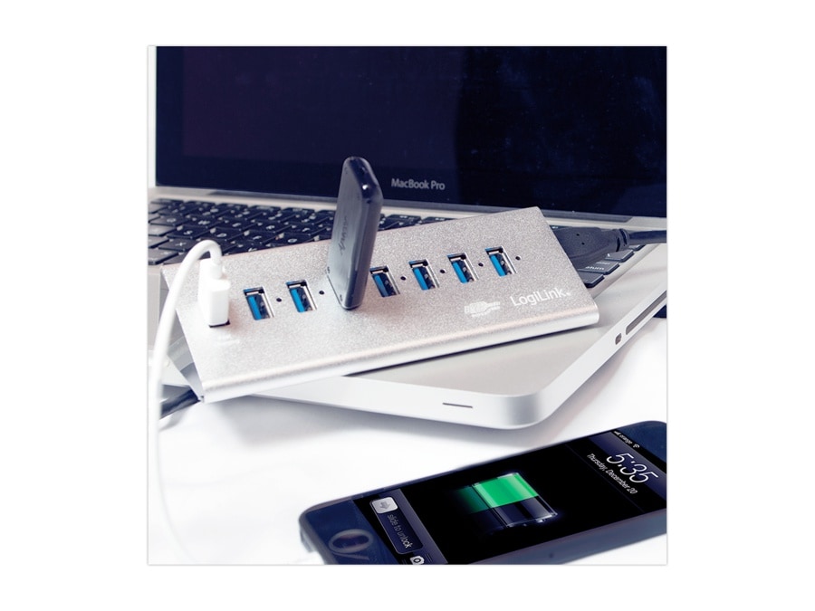 LOGILINK USB 3.0-Hub UA0228, 7-port, aktiv