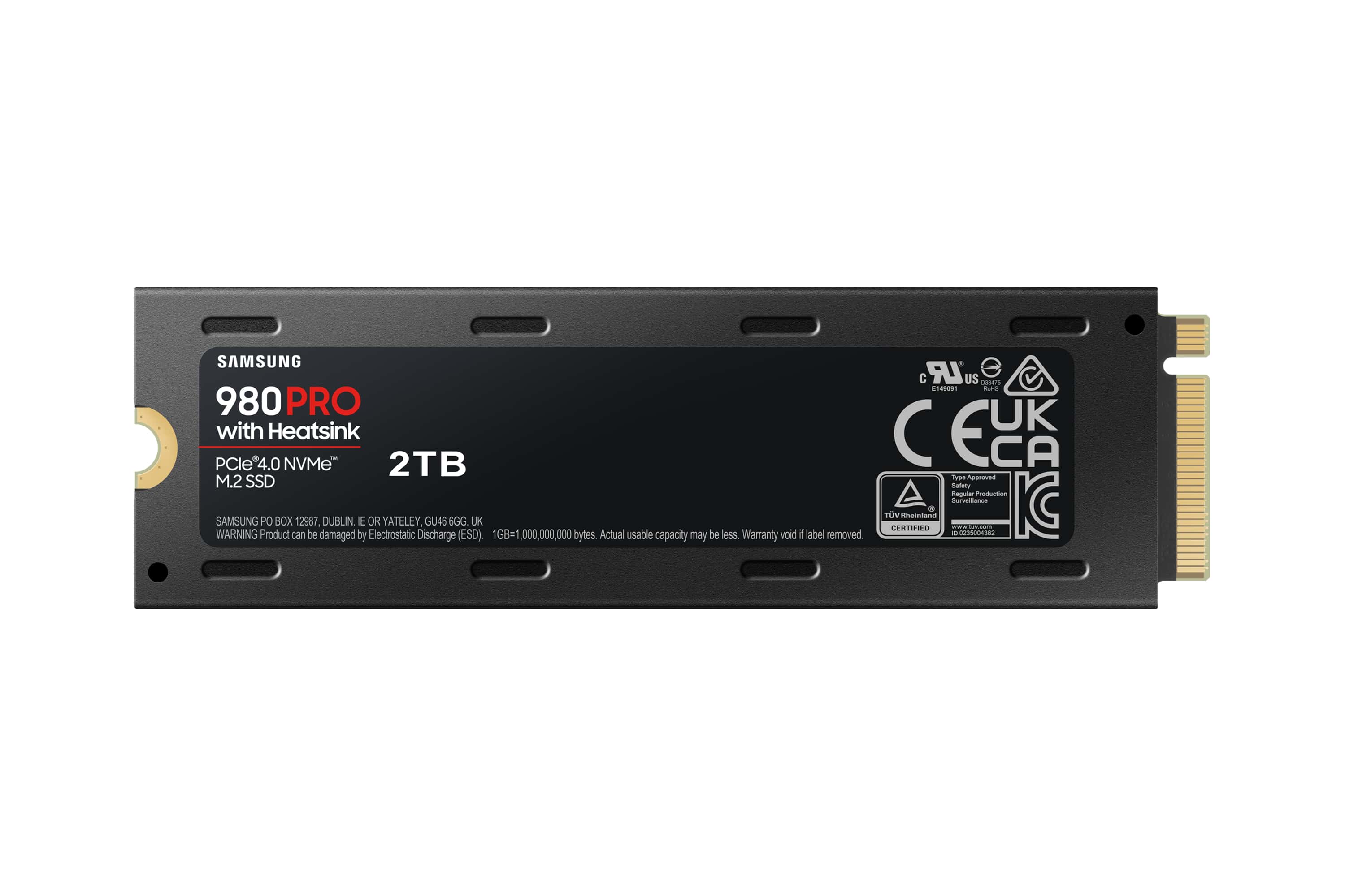 SAMSUNG M.2 SSD Festplatte 980 Pro Heatsink 2TB