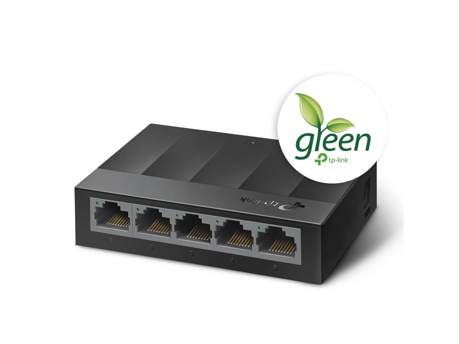 TP-LINK LiteWave Switch LS1005G, Gigabit, unmanaged, 5-port, Kunststoff