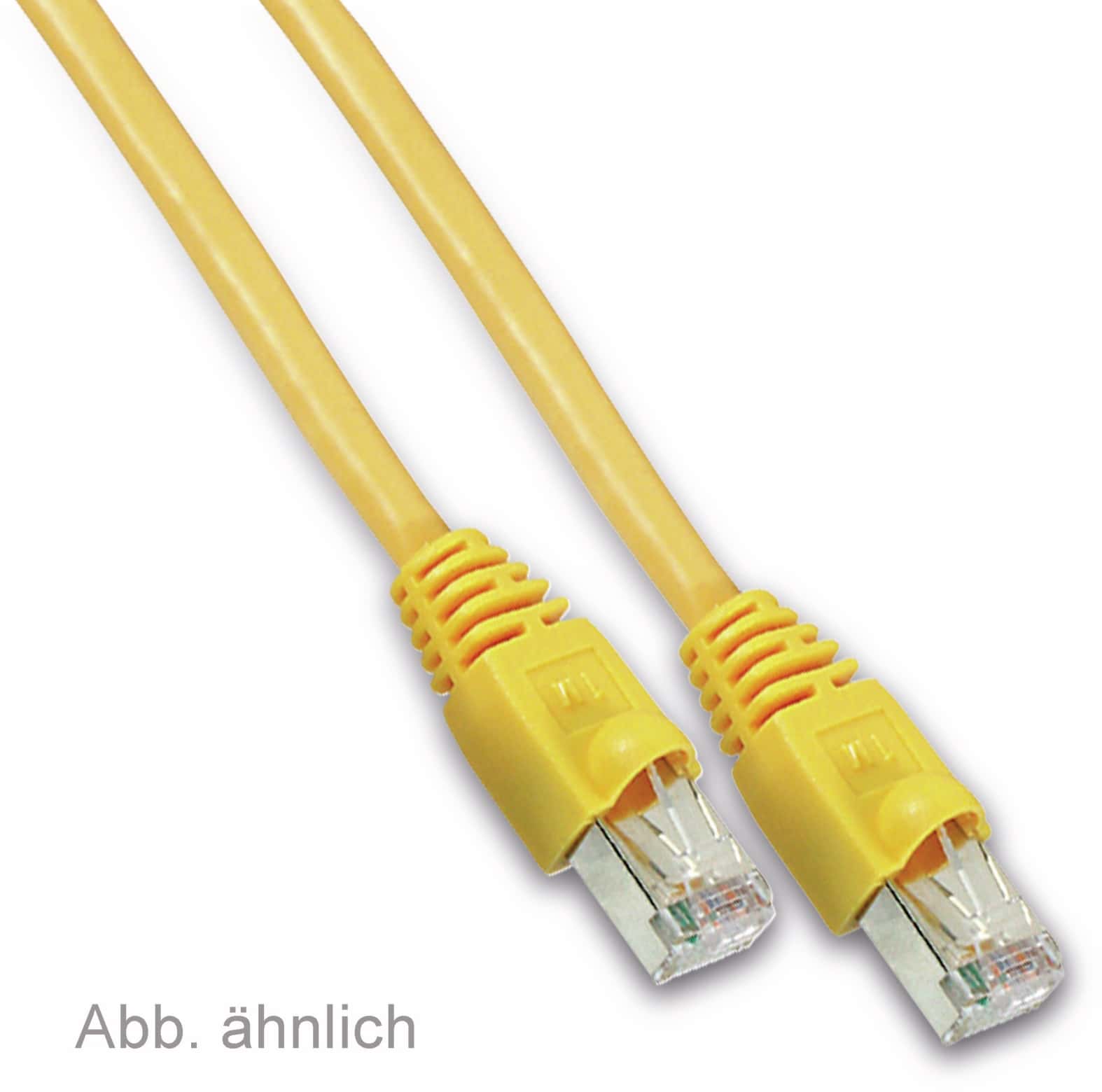 S-IMPULS Netzwerkpatchkabel CAT.6 , RJ45, 1:1, 2 m, gelb