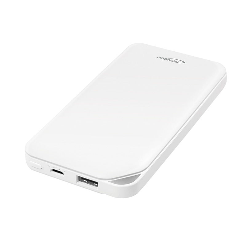 Powerbank TYPHOON TM034, 8.000 mAh, weiß