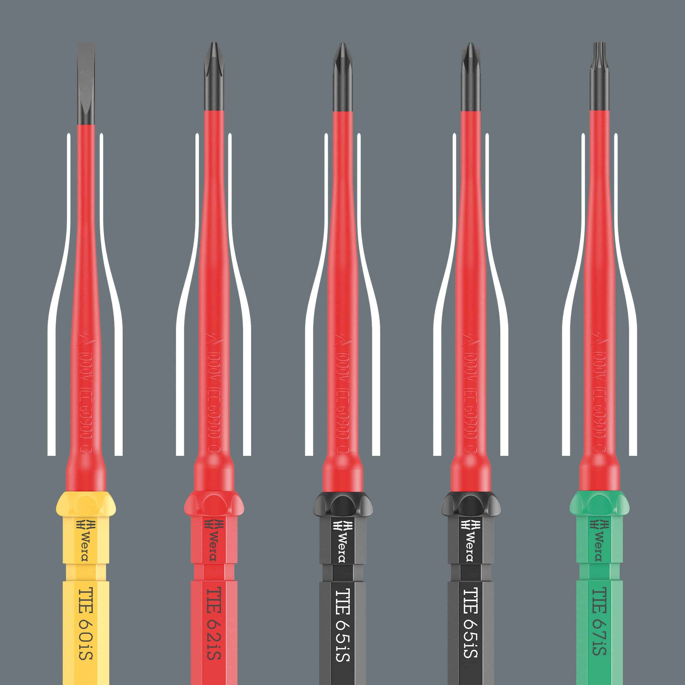 WERA Schraubendreher-Set, Kraftform Kompakt VDE 17 Universal 1 Tool Finder, 17‑teilig