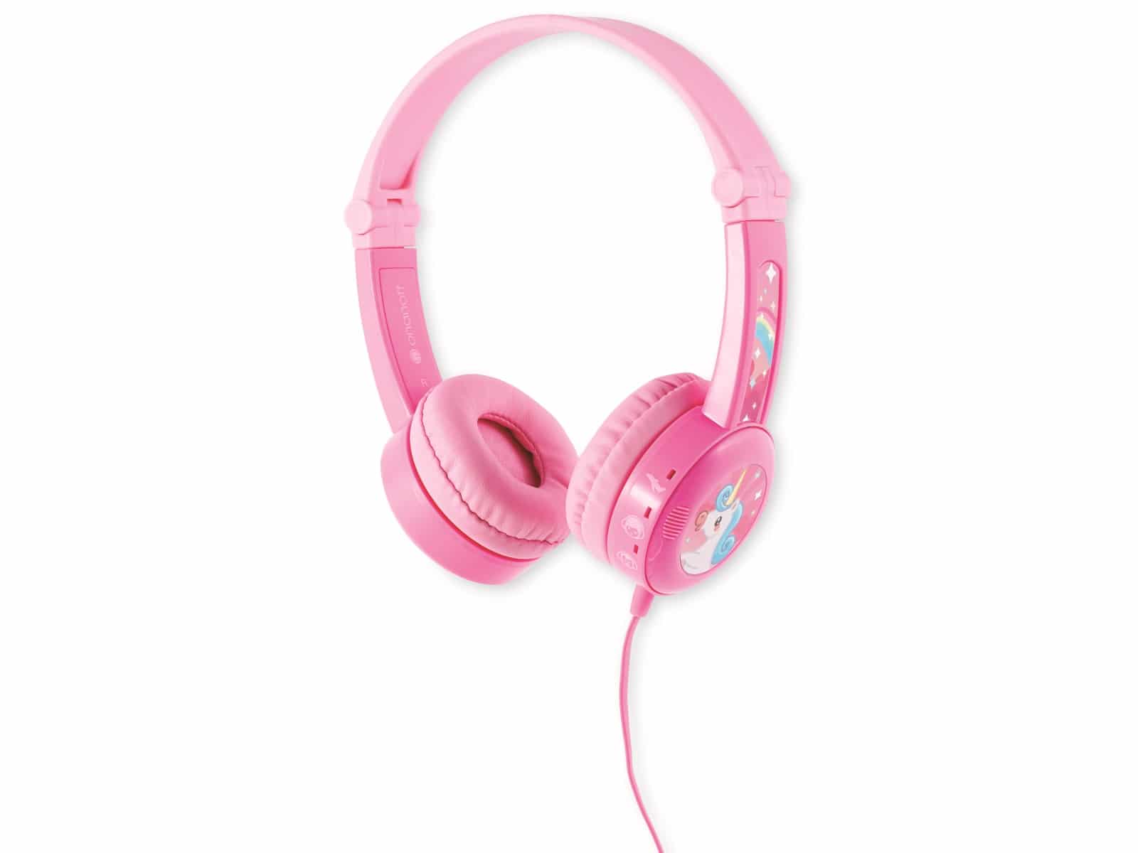 ONANOFF On-Ear Kopfhörer BuddyPhones Travel, für Kinder, pink