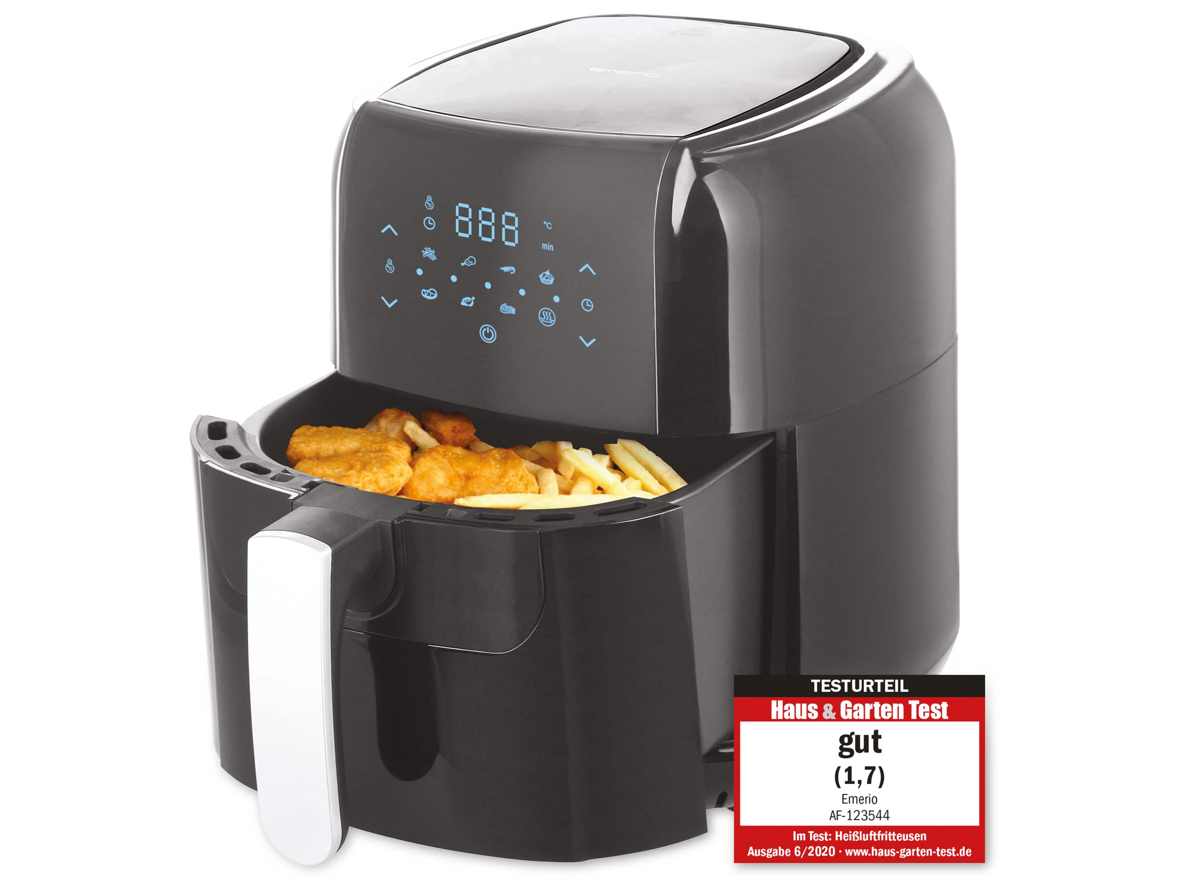 Emerio Heißluftfritteuse AF-123544, 5,5 L, 1400 W