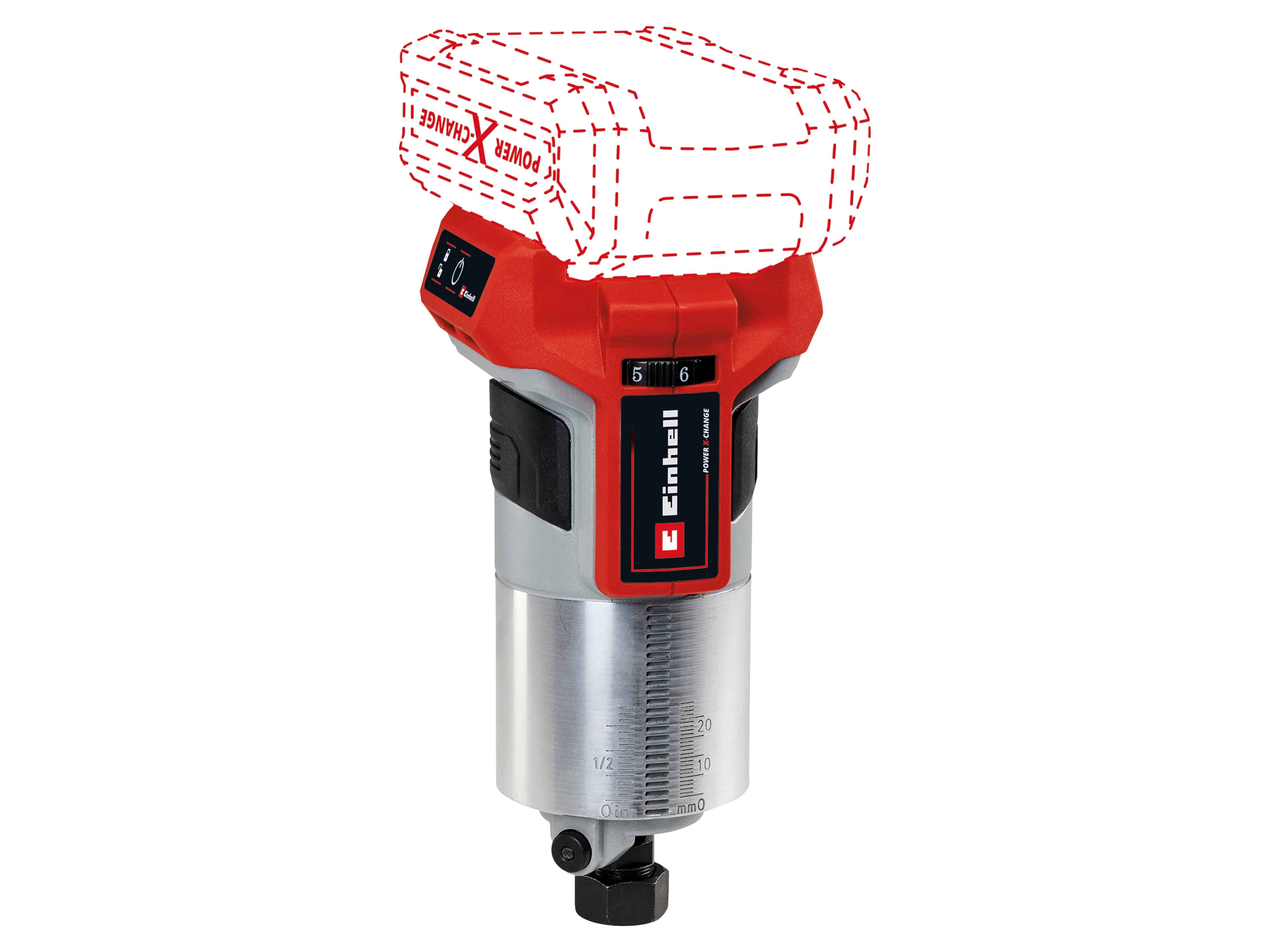 EINHELL Akku-Kantenfräse TP-ET 18 Li BL, Solo