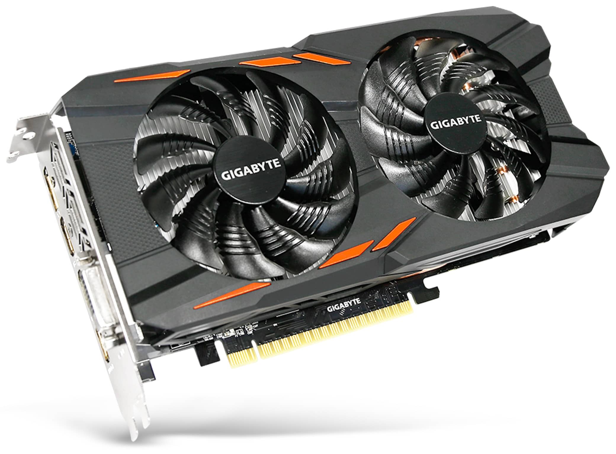 GIGABYTE Grafikkarte GTX1050 ,Windforce OC 2G, GV-N1050WF2OC-2GD