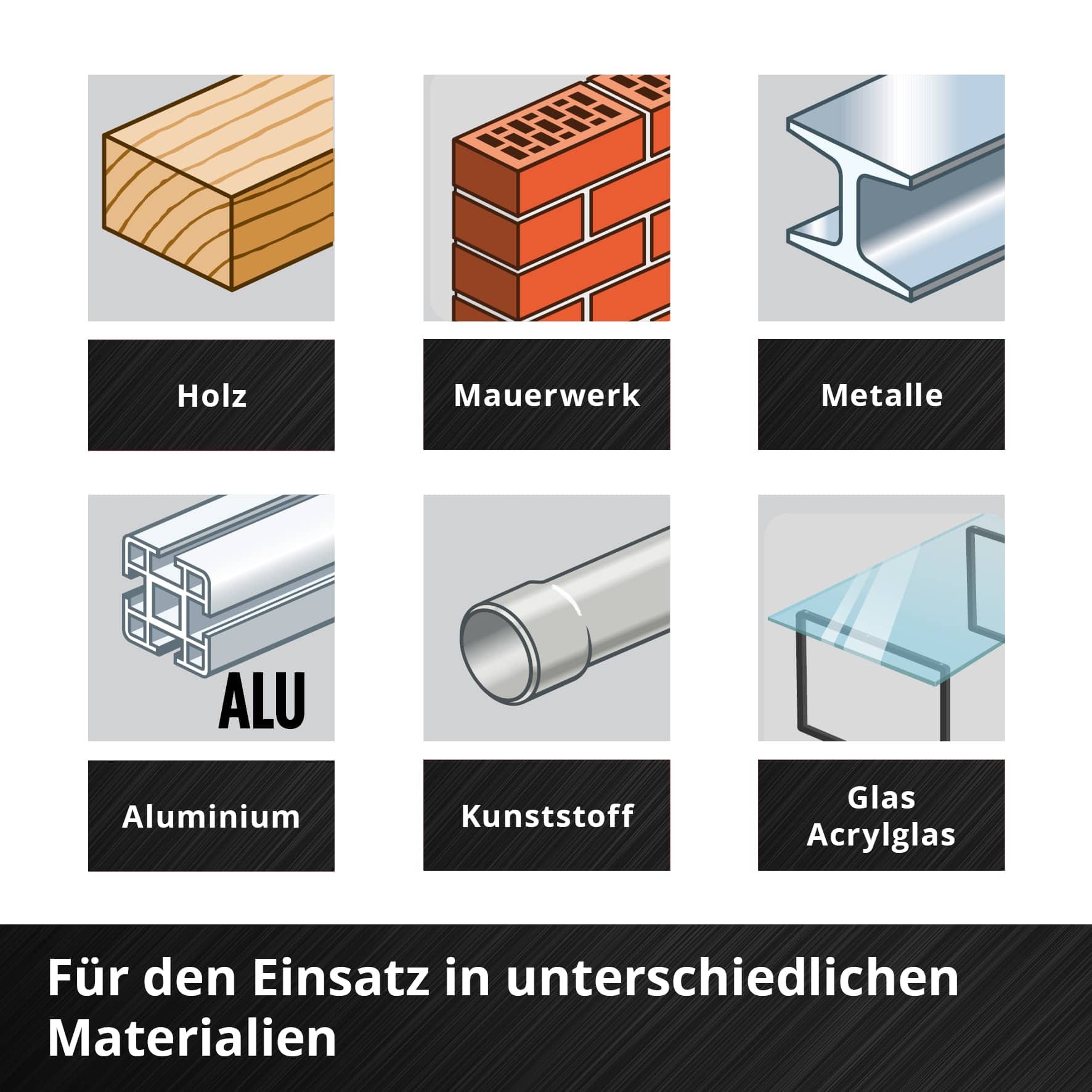 EINHELL Bit-Set, 118973, M-Case, 16-teilig