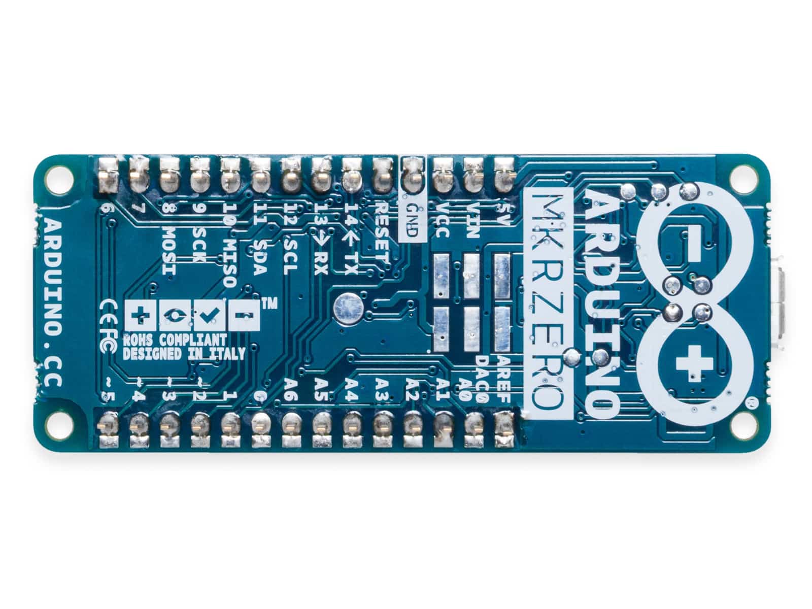 ARDUINO ®, Board MKR Zero, ABX00012, (I2S Bus & SD f. Sound, Musik & digitale Audiodaten)