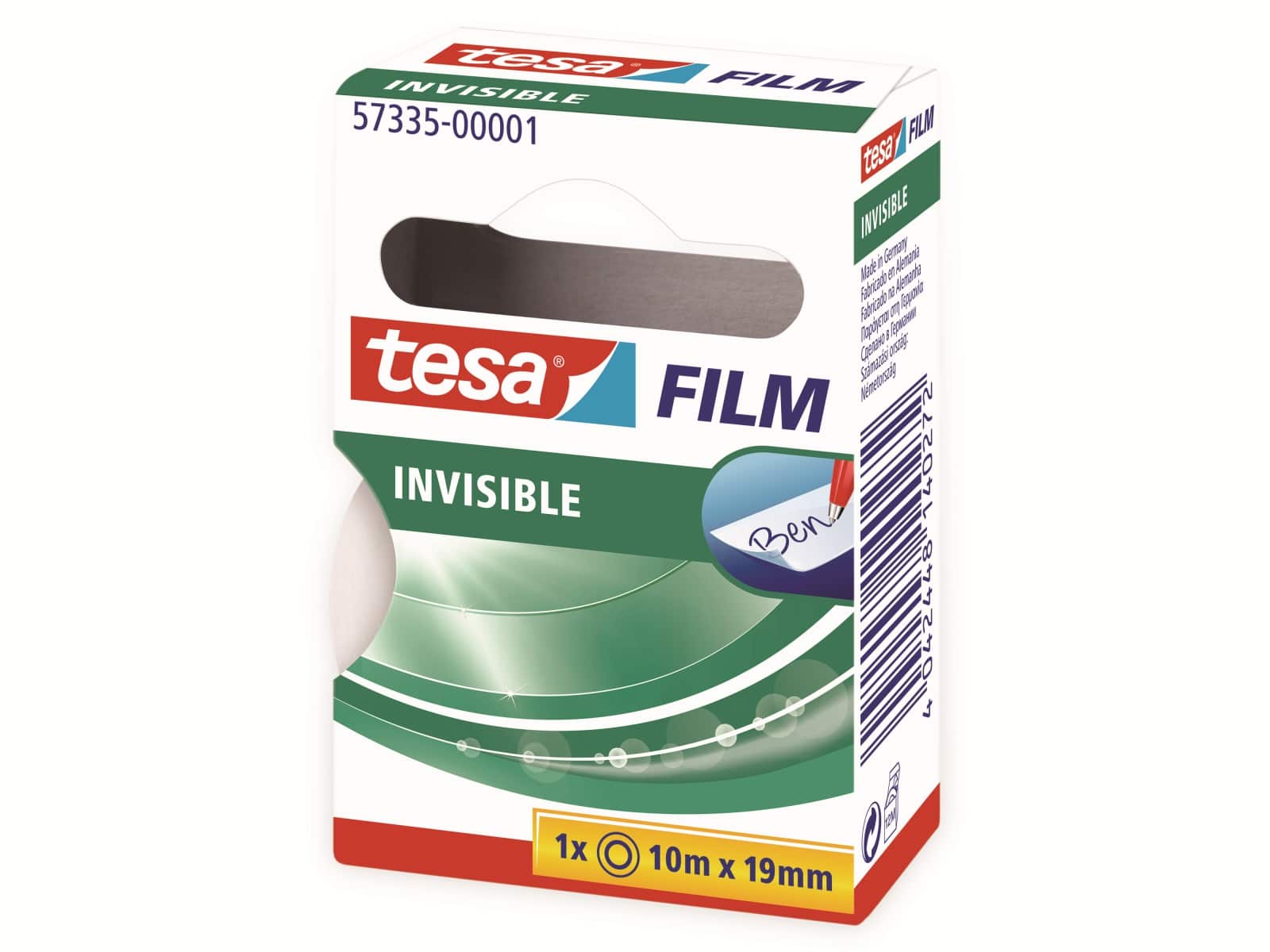 TESA film® invisible, 1 Rolle, 10m:19mm, 57335-00001-01