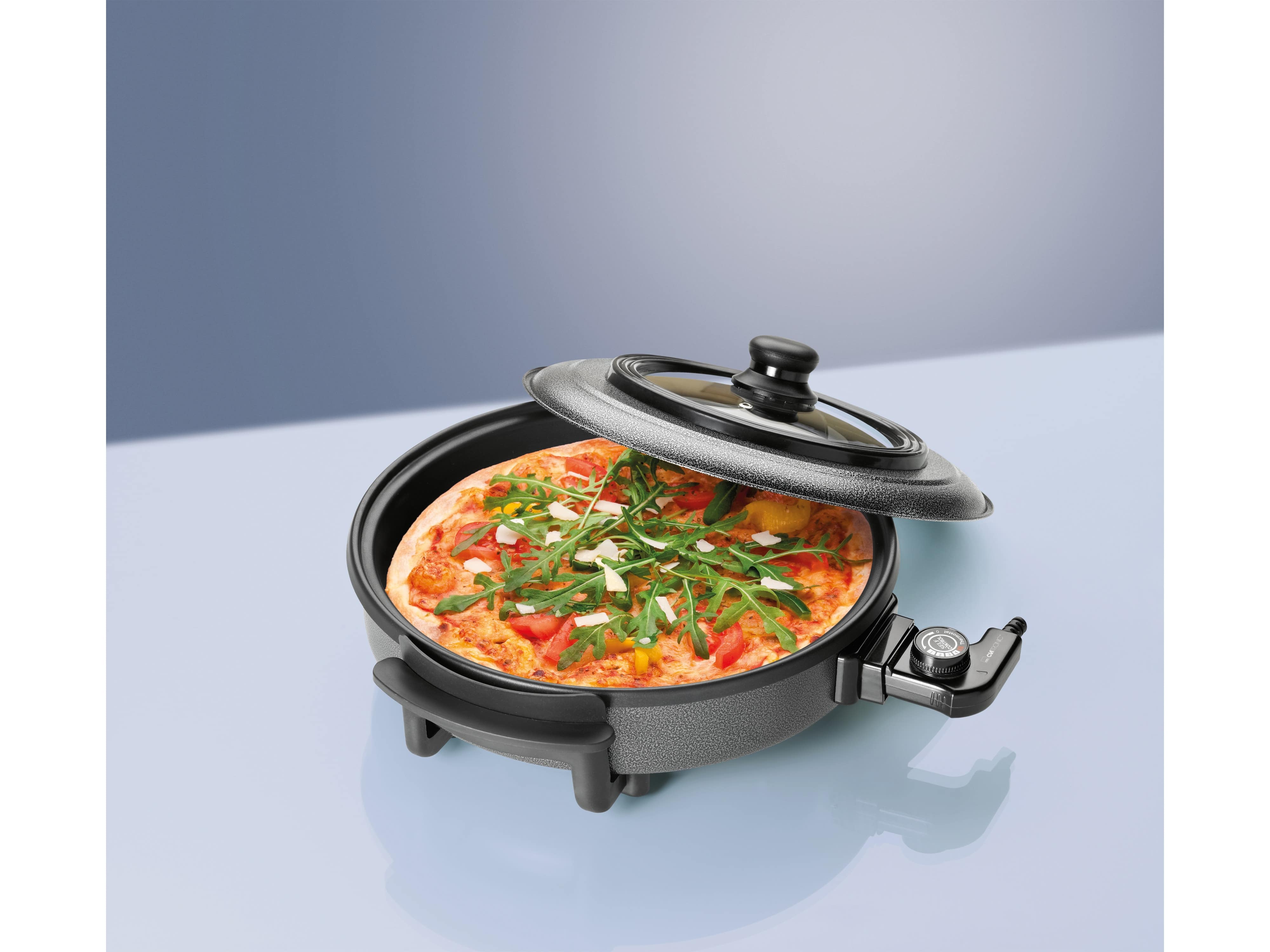 CLATRONIC Pizza-Partypfanne PP 3402, Ø 36 cm, 1500 W, schwarz