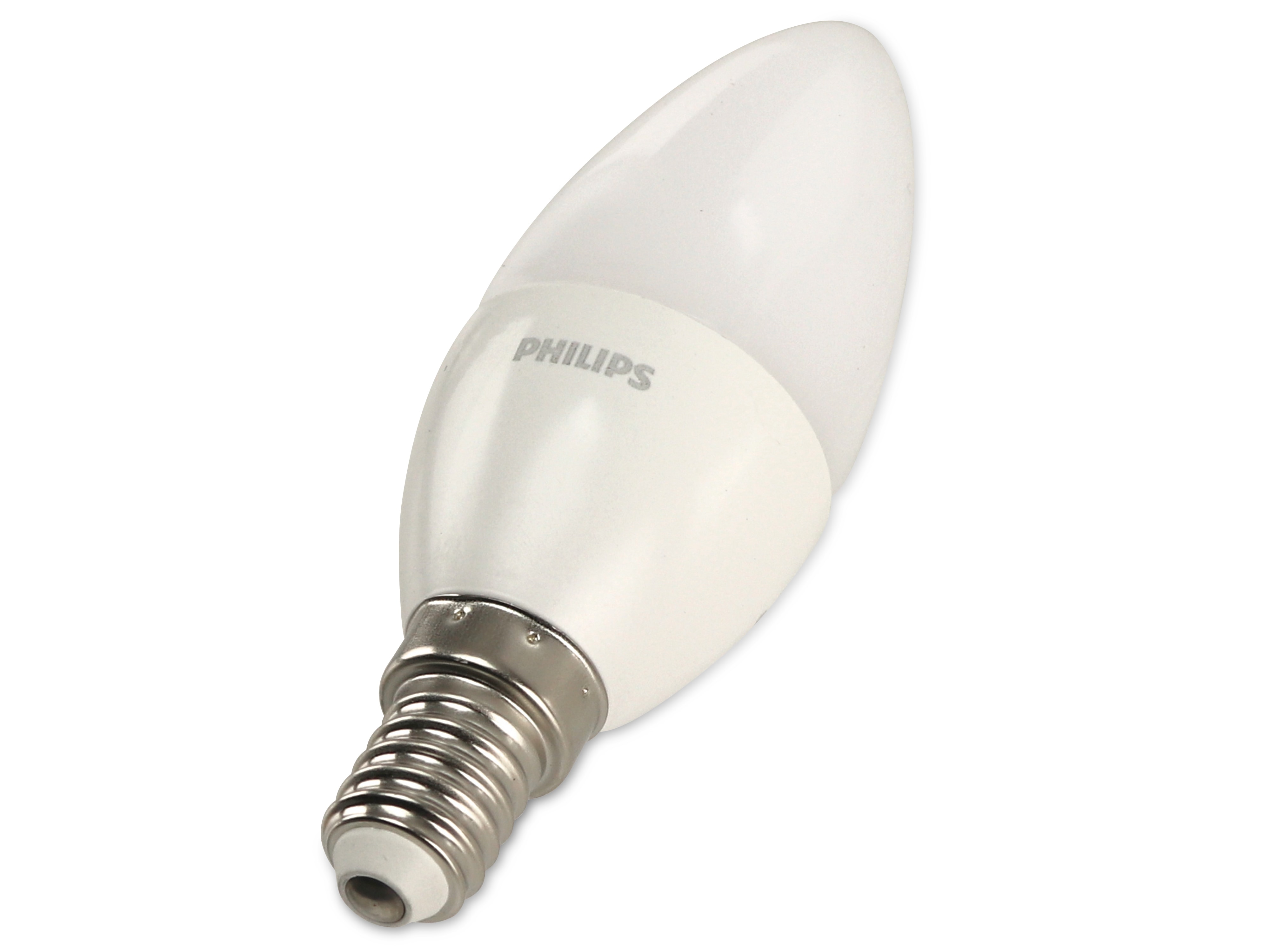 LED-Lampe Philips, Kerzenform, E14, EEK: F, 5 W, 470 lm, 4 Stück