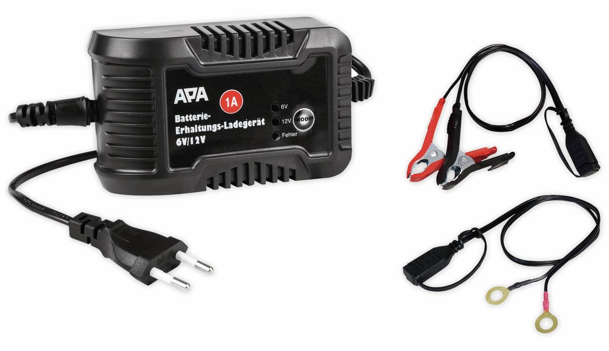 APA Batterie-Erhaltungsladegerät 16496, 6/12 V, 1 A