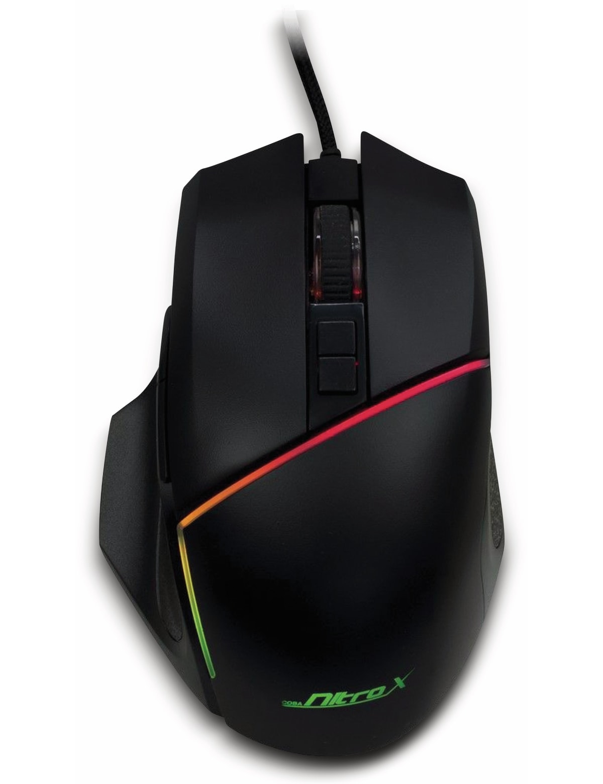 INTER-TECH USB-Maus GT-100, RGB, 6400 dpi