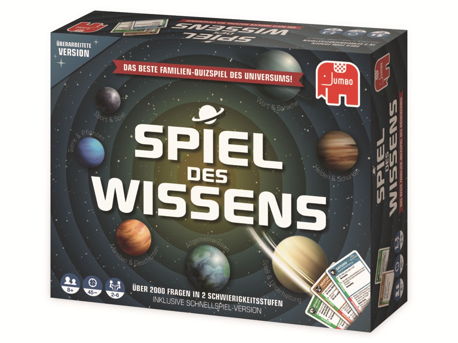 JUMBO Spiele Familienspiel, 19498, Spiel des Wissens