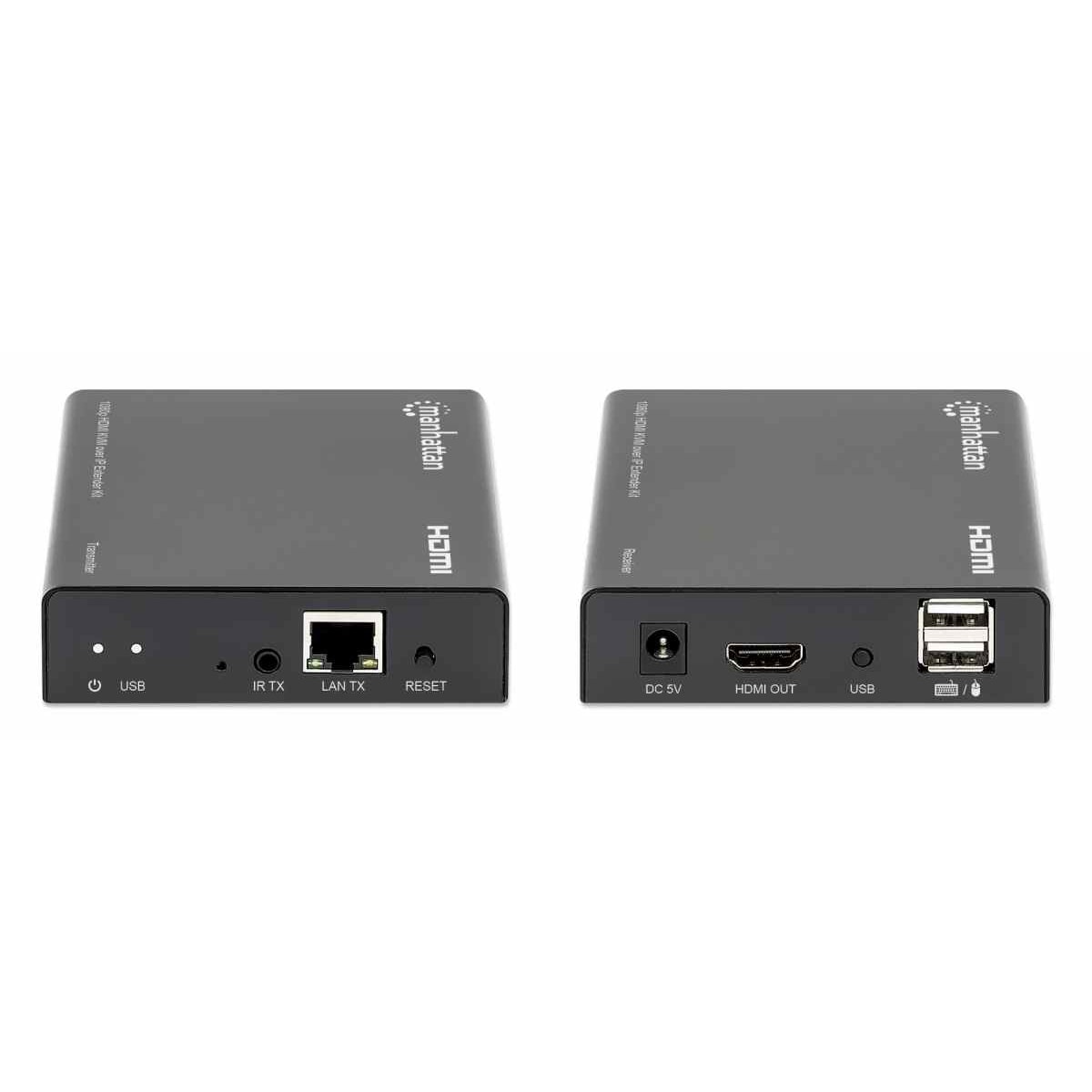 MANHATTAN 1080p@60Hz HDMI KVM over IP Extender Set bis 120m