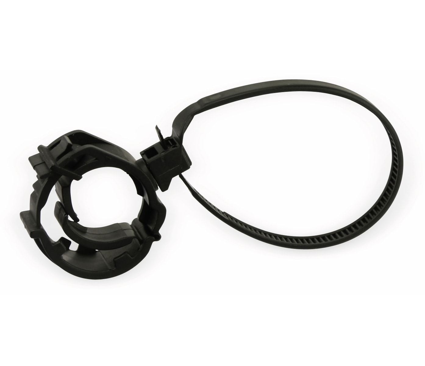 Kabelbinder für Rohrmontage, schwarz, 130 mm