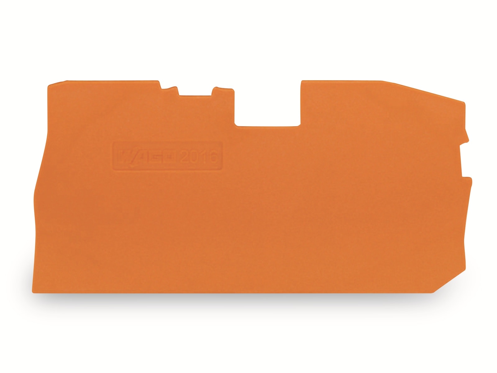 WAGO Abschluss- und Zwischenplatte, 2016-7192, orange