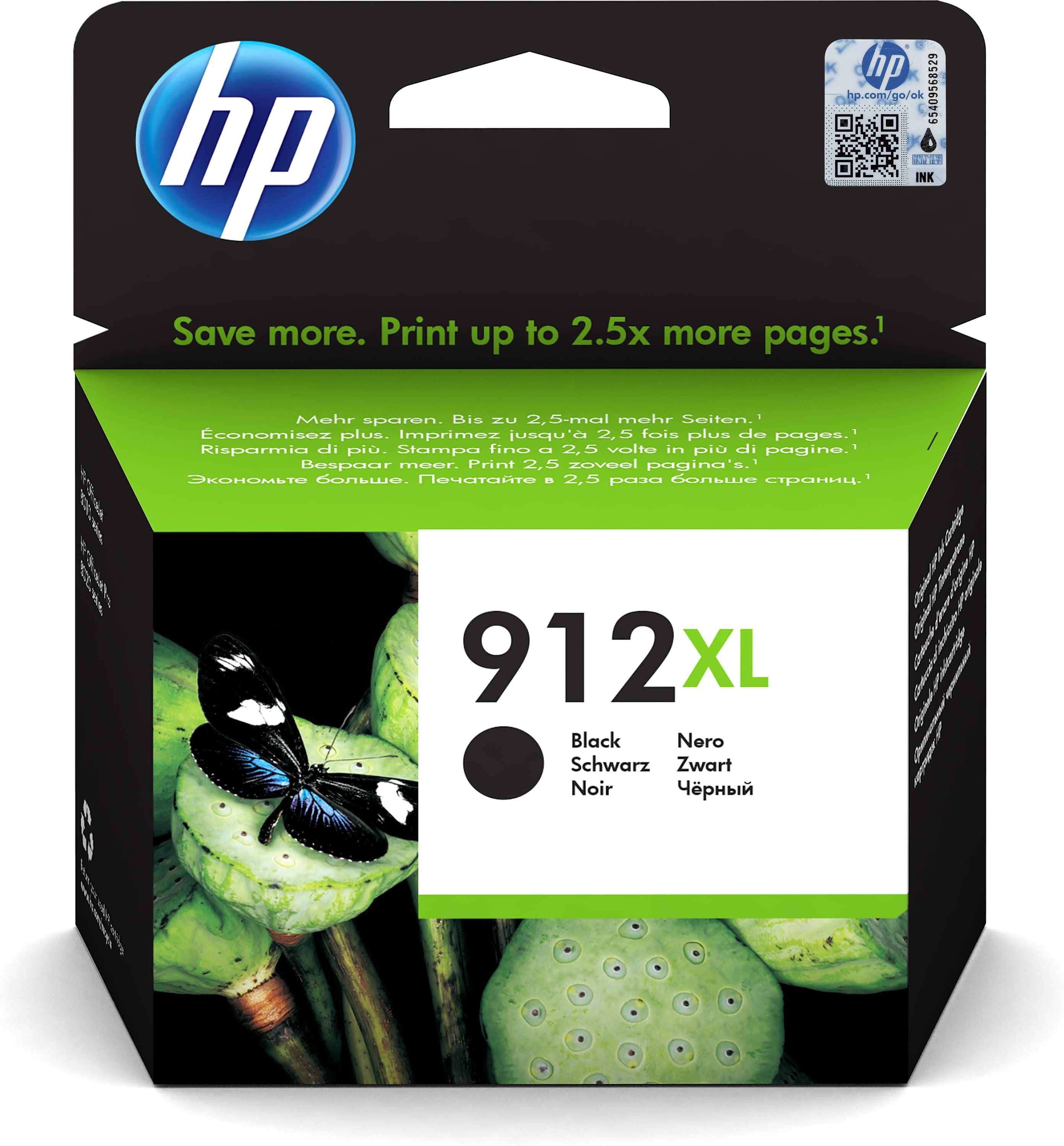 HP Tintenpatrone 912XL, black