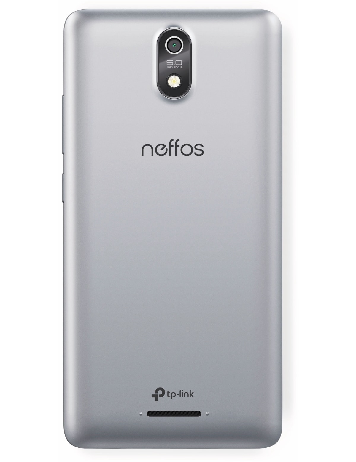 neffos Smartphone TP-LINK C5S, 5“, 8 GB, grau, inkl. 3350 mAh Powerbank