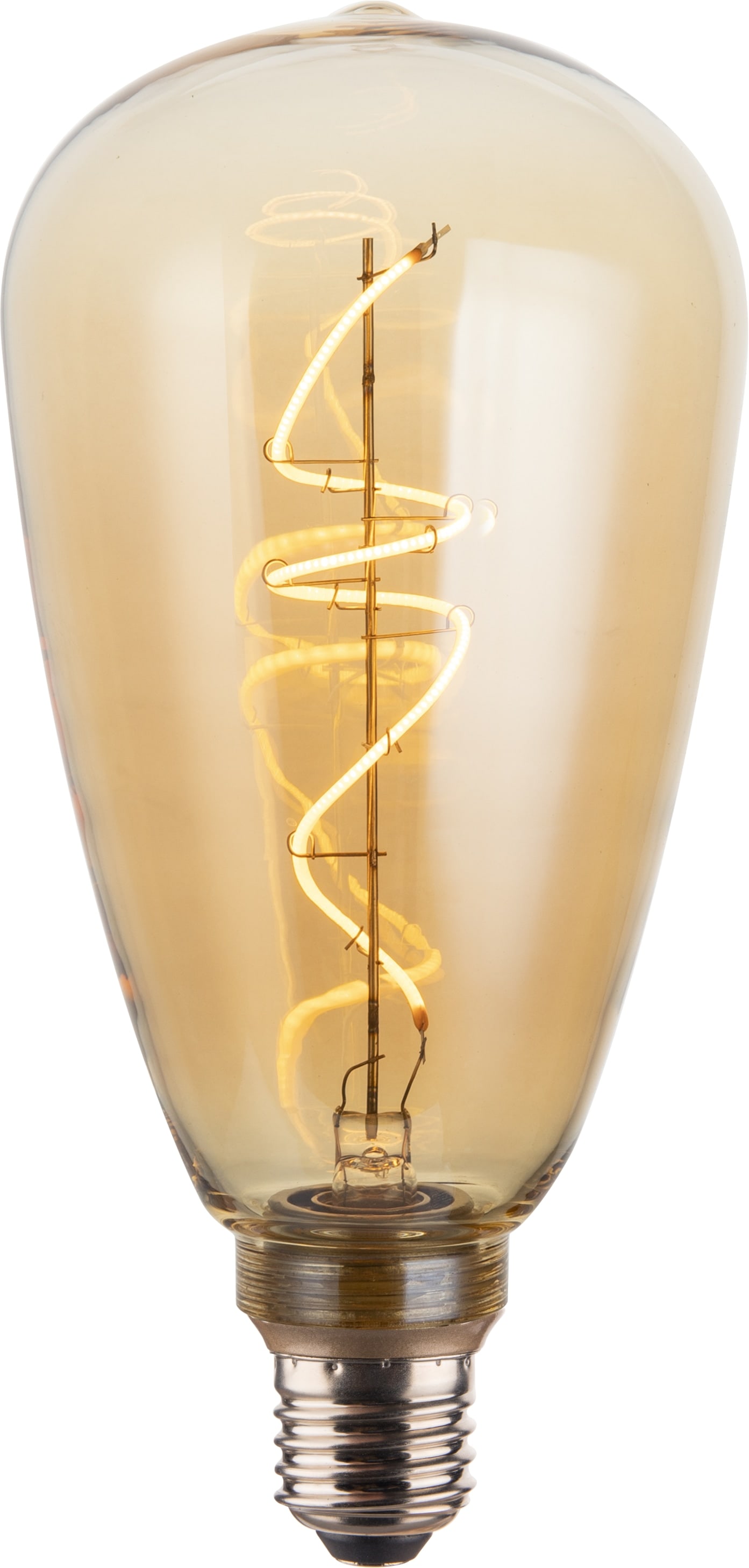 ENOVALITE LED-Filament-Lampe, Vintage, PEAR, Amber, E27, 4W, 265lm