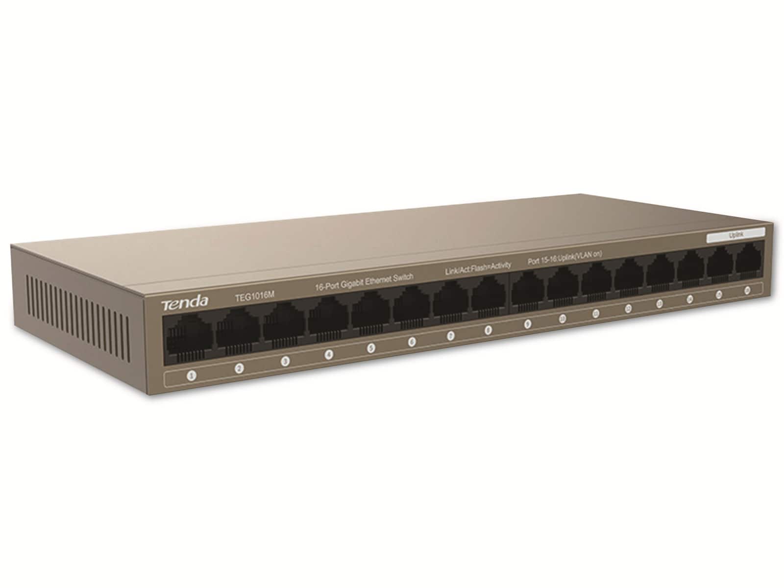 Switch TENDA TEG1016M, 16-port, Gigabit