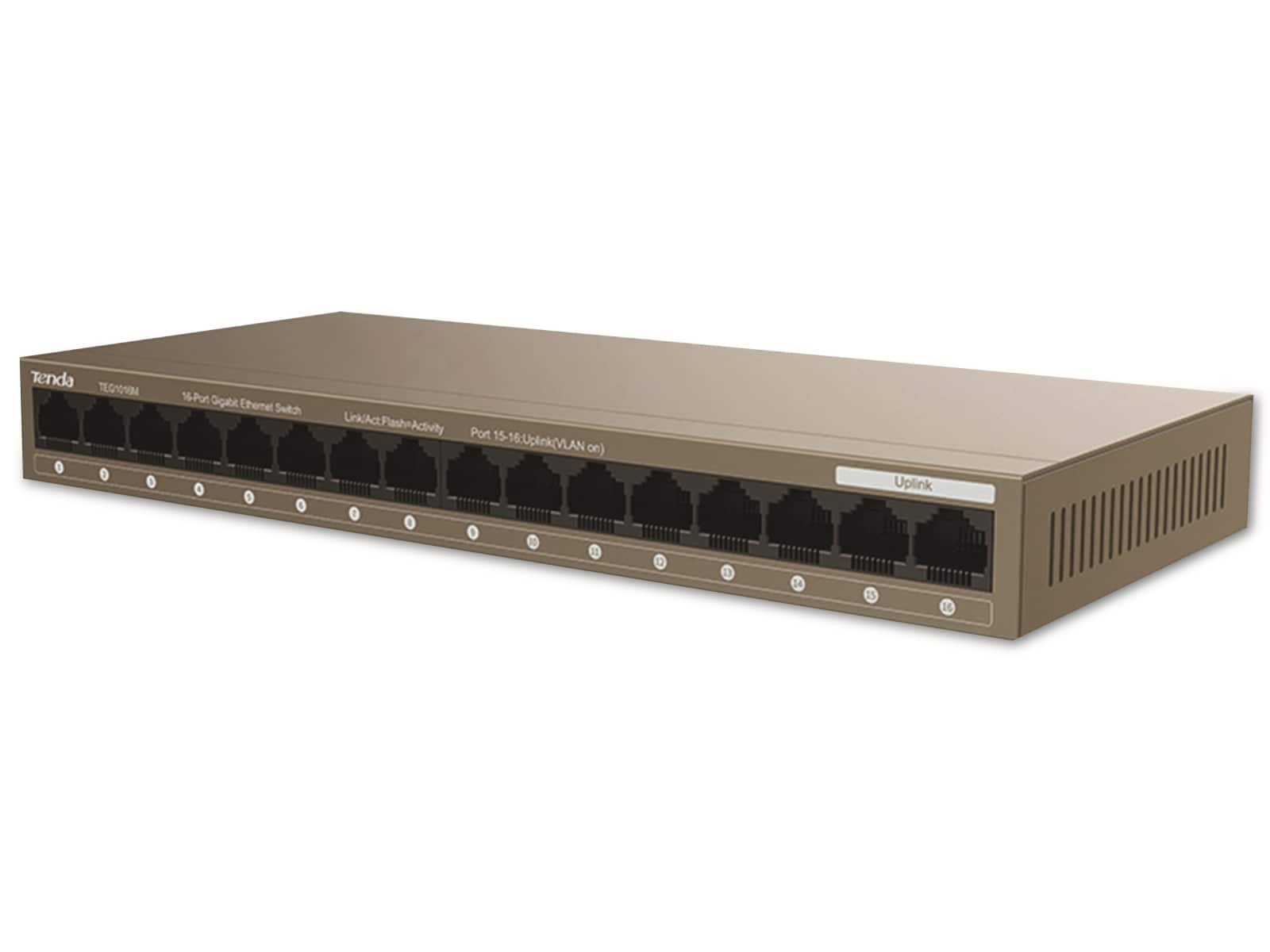 Switch TENDA TEG1016M, 16-port, Gigabit