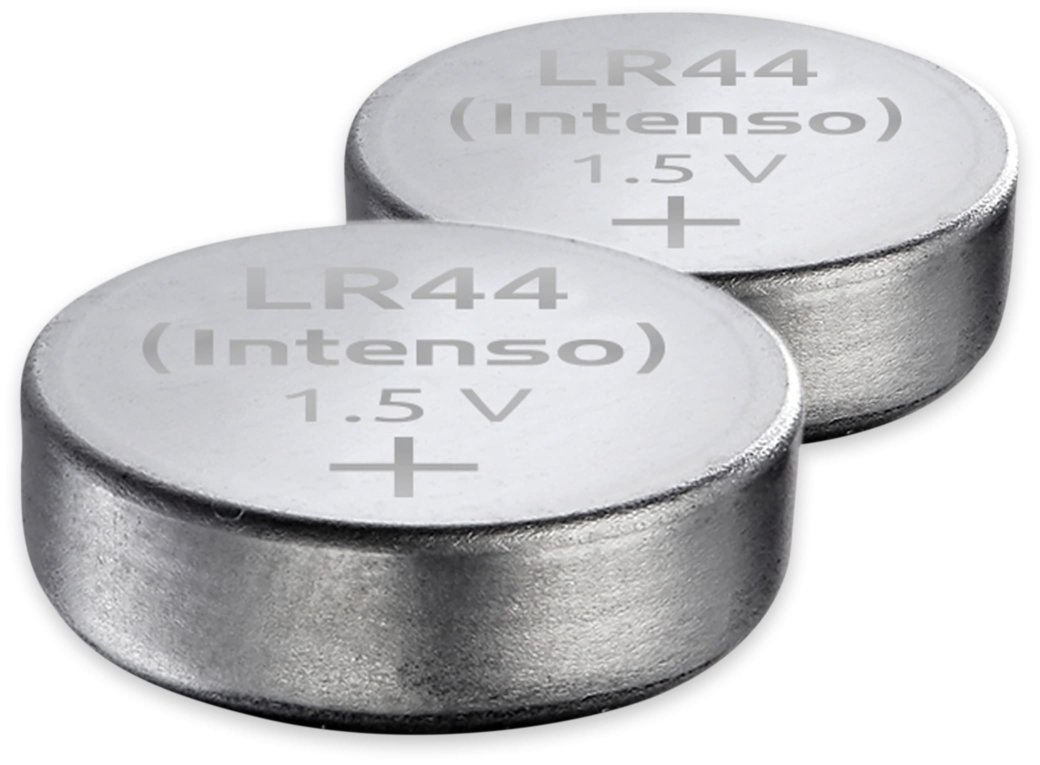 INTENSO Alkaline-Knopfzelle LR44, 2 Stück