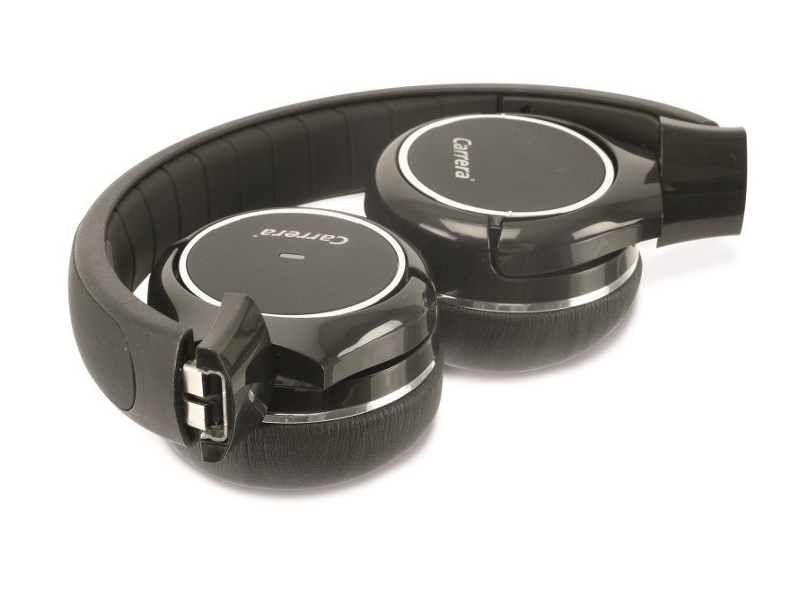 On-Ear Headset CARRERA, Falt-Design, schwarz