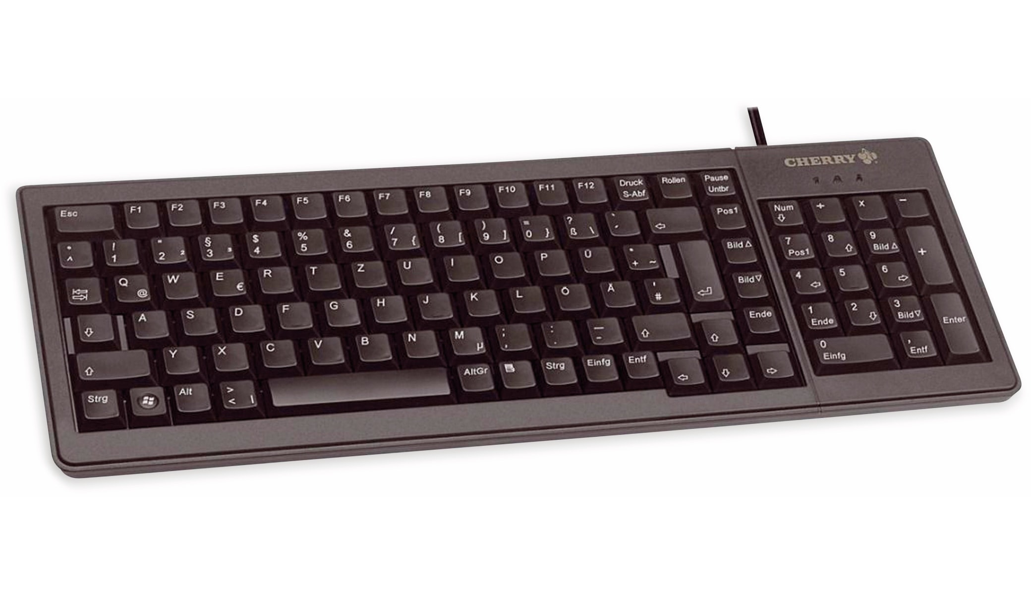 CHERRY USB-Tastatur G84-5200, schwarz