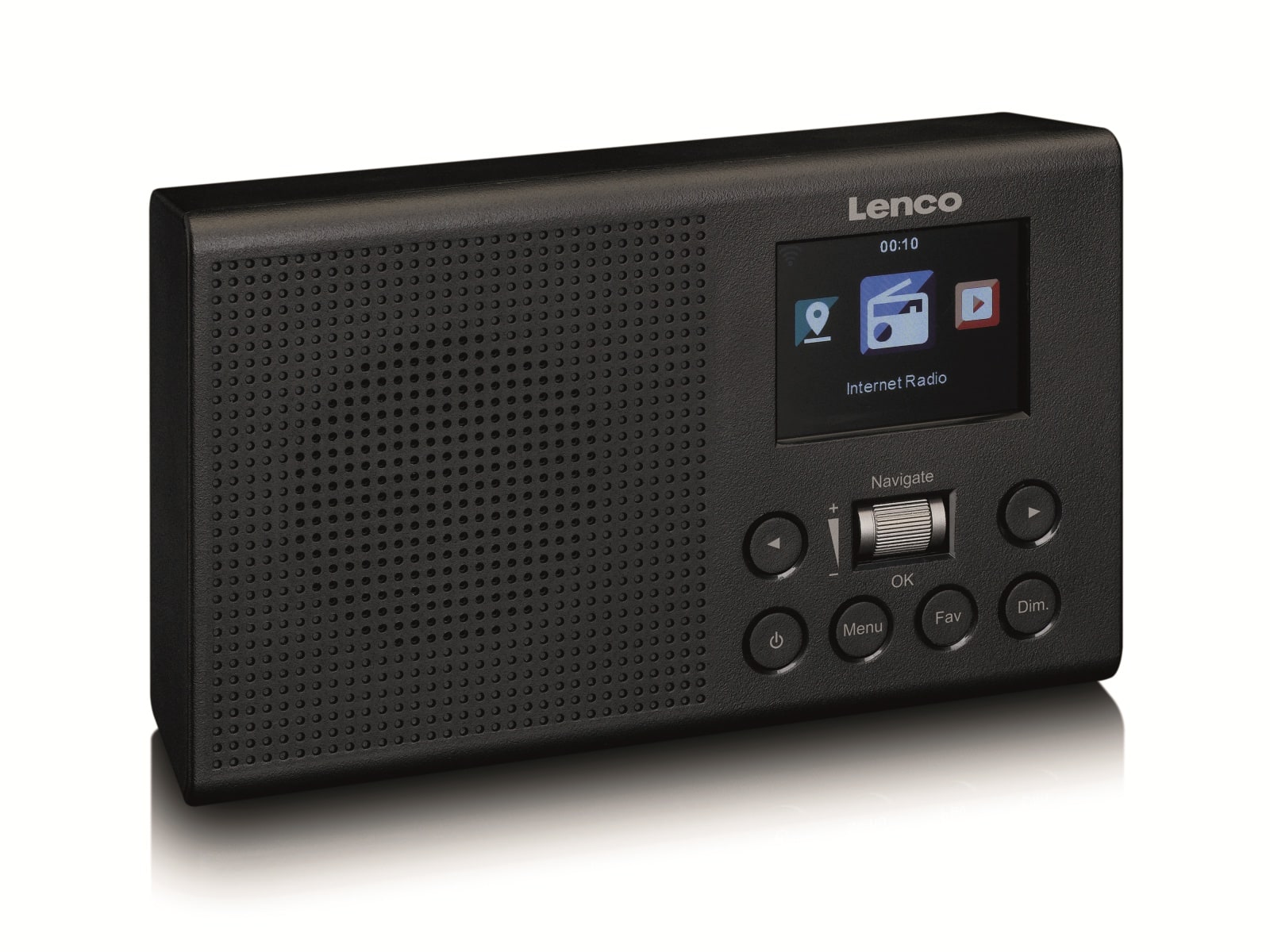 Lenco Internetradio DIR-60BK, DAB+/FM, WLAN, schwarz