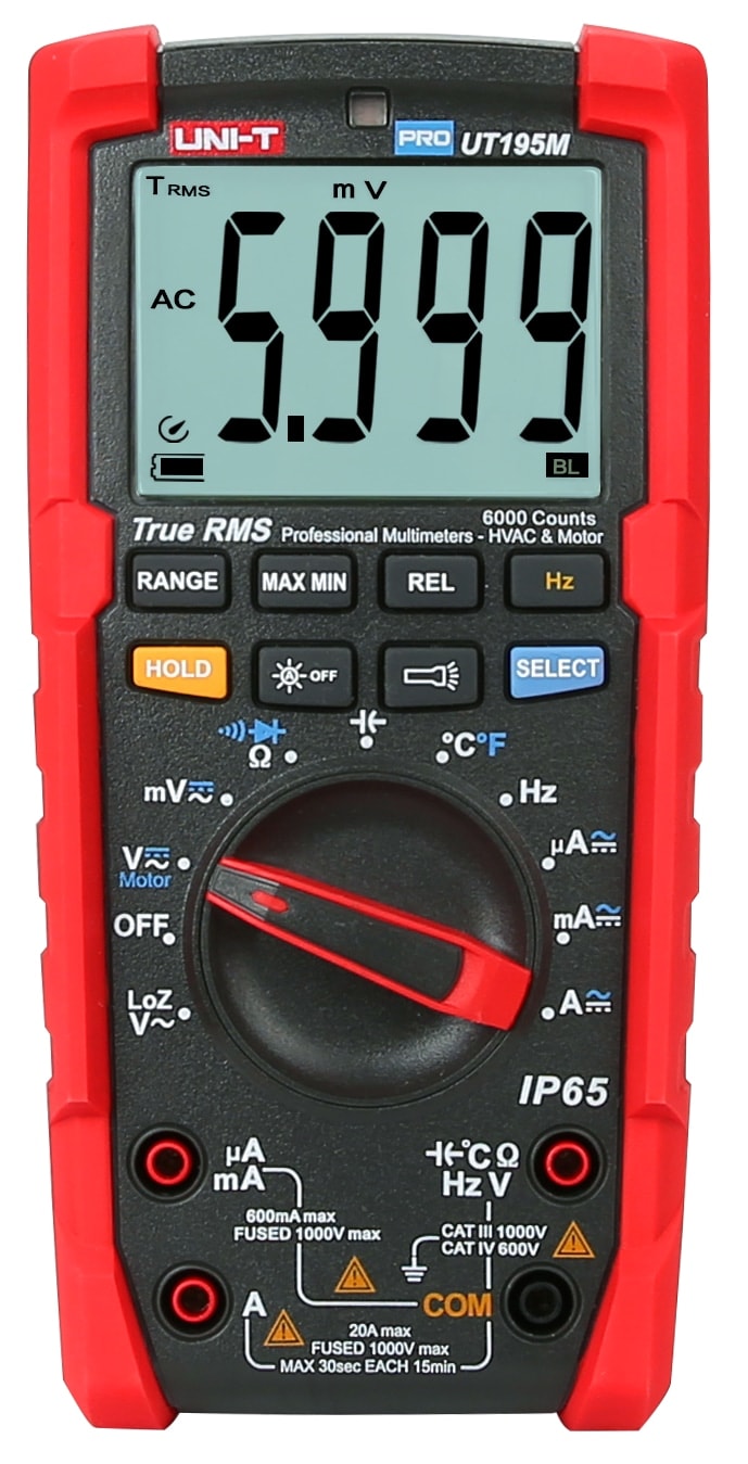 UNI-T Professional Multimeter, UT195M