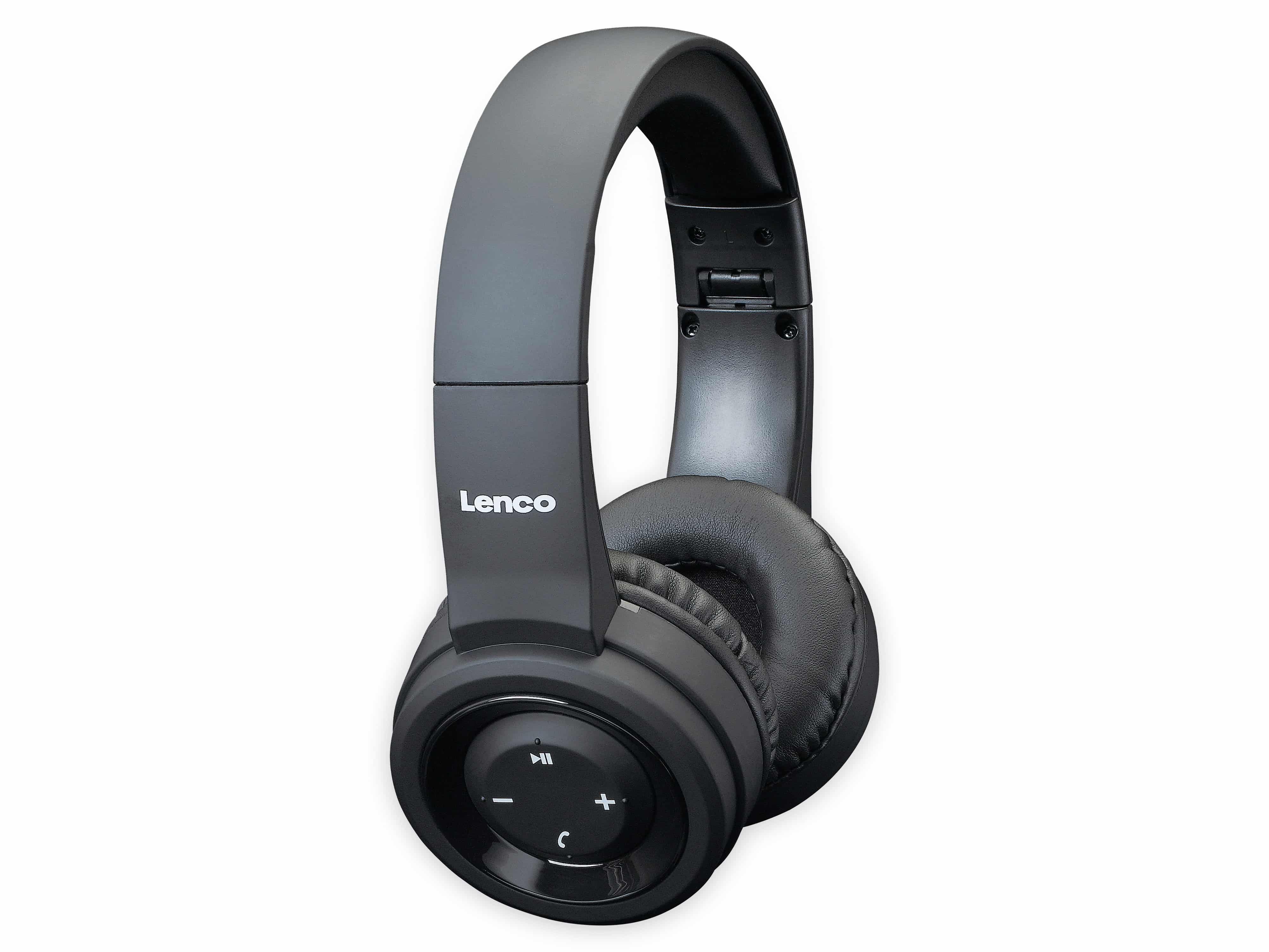 LENCO Over-Ear Kopfhörer HPB-330BK, schwarz