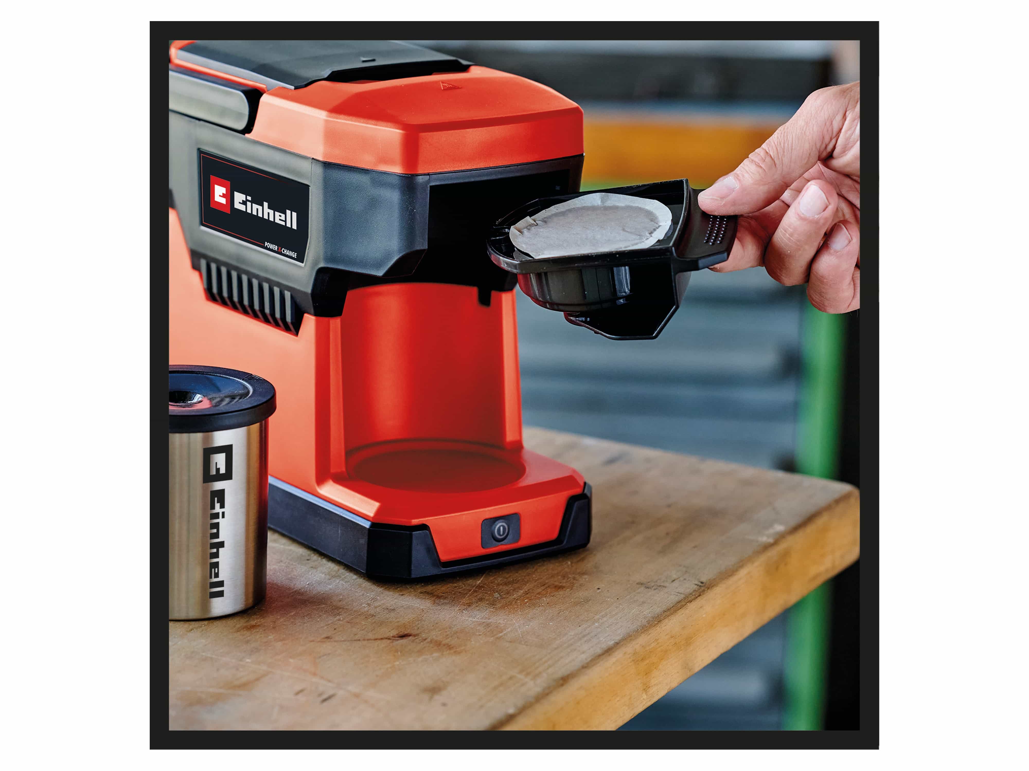 EINHELL Akku-Kaffeemaschine TE-CF 18 Li-Solo