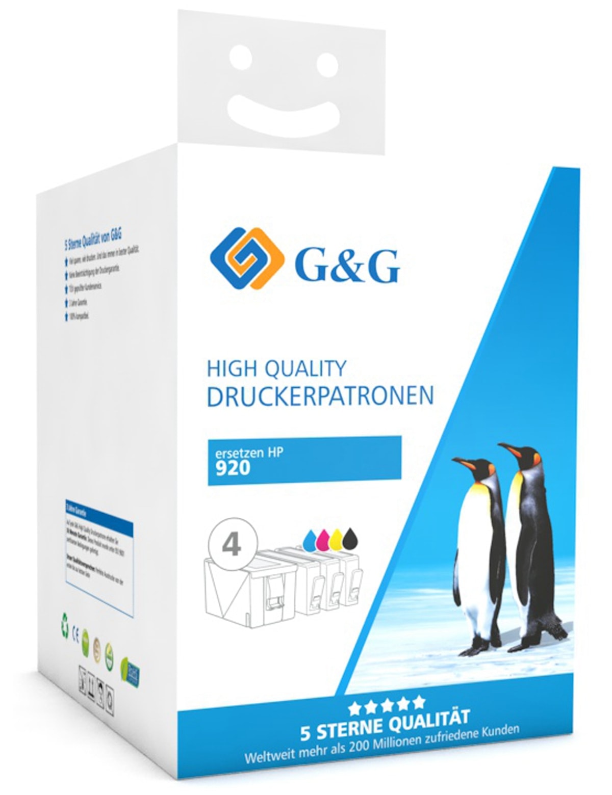 G&G Tinten-Multipack color + schwarz