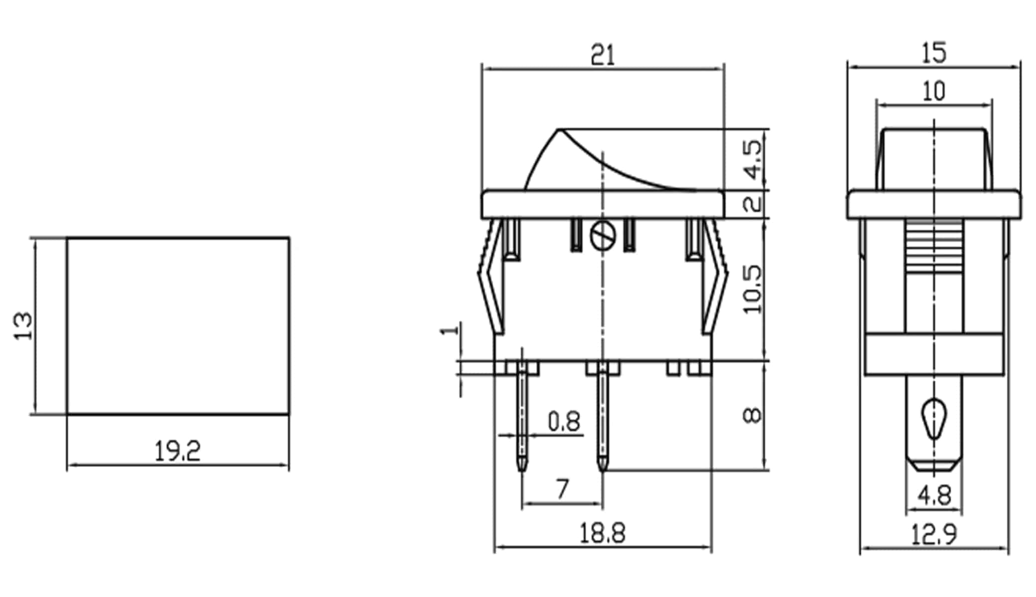 Wippenschalter MRS-101A