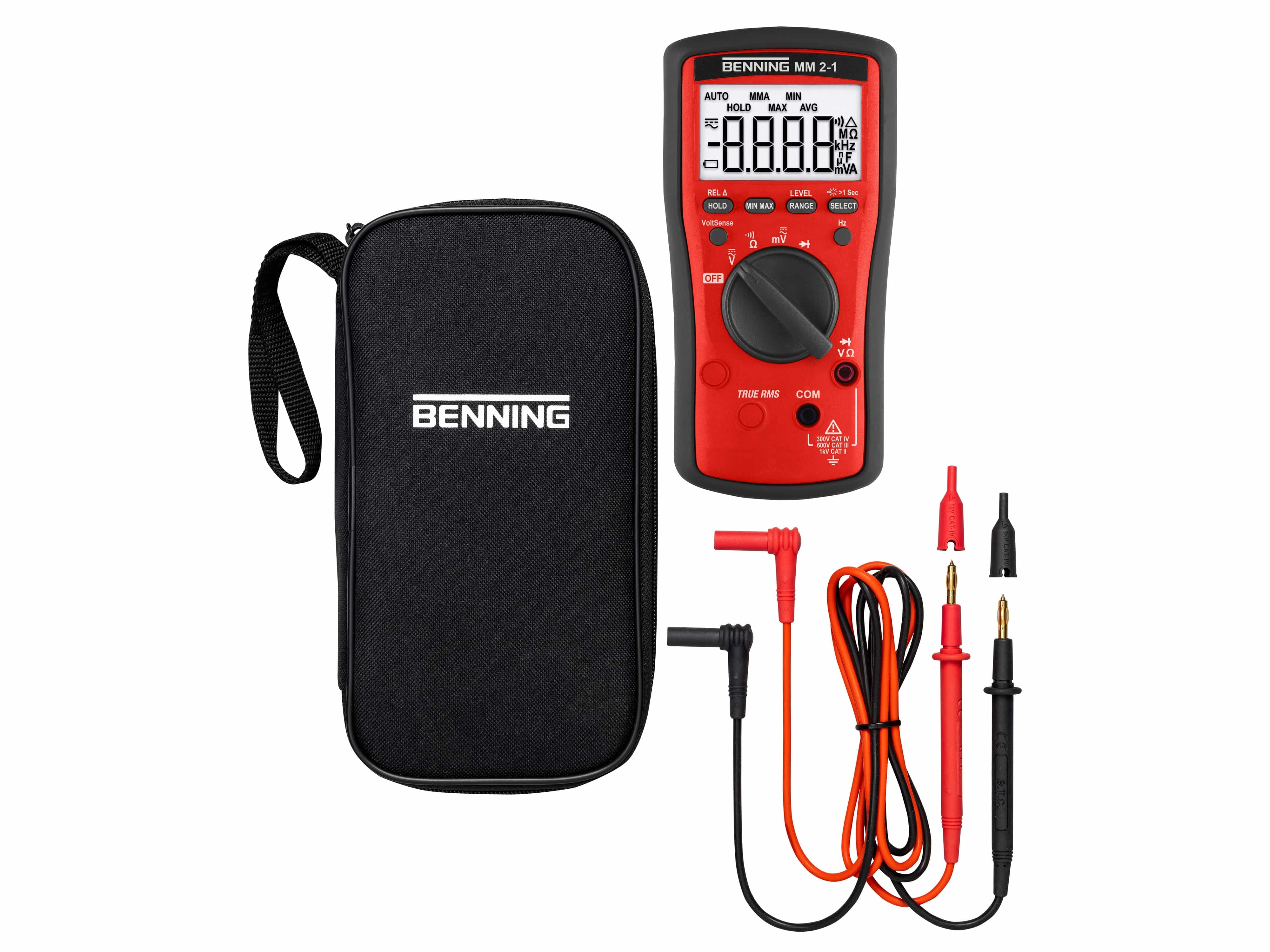 BENNING True-RMS Digital-Multimeter MM 2-1, 044691