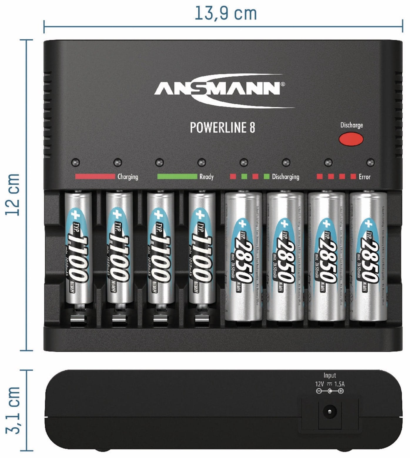 ANSMANN Ladegerät Powerline 8
