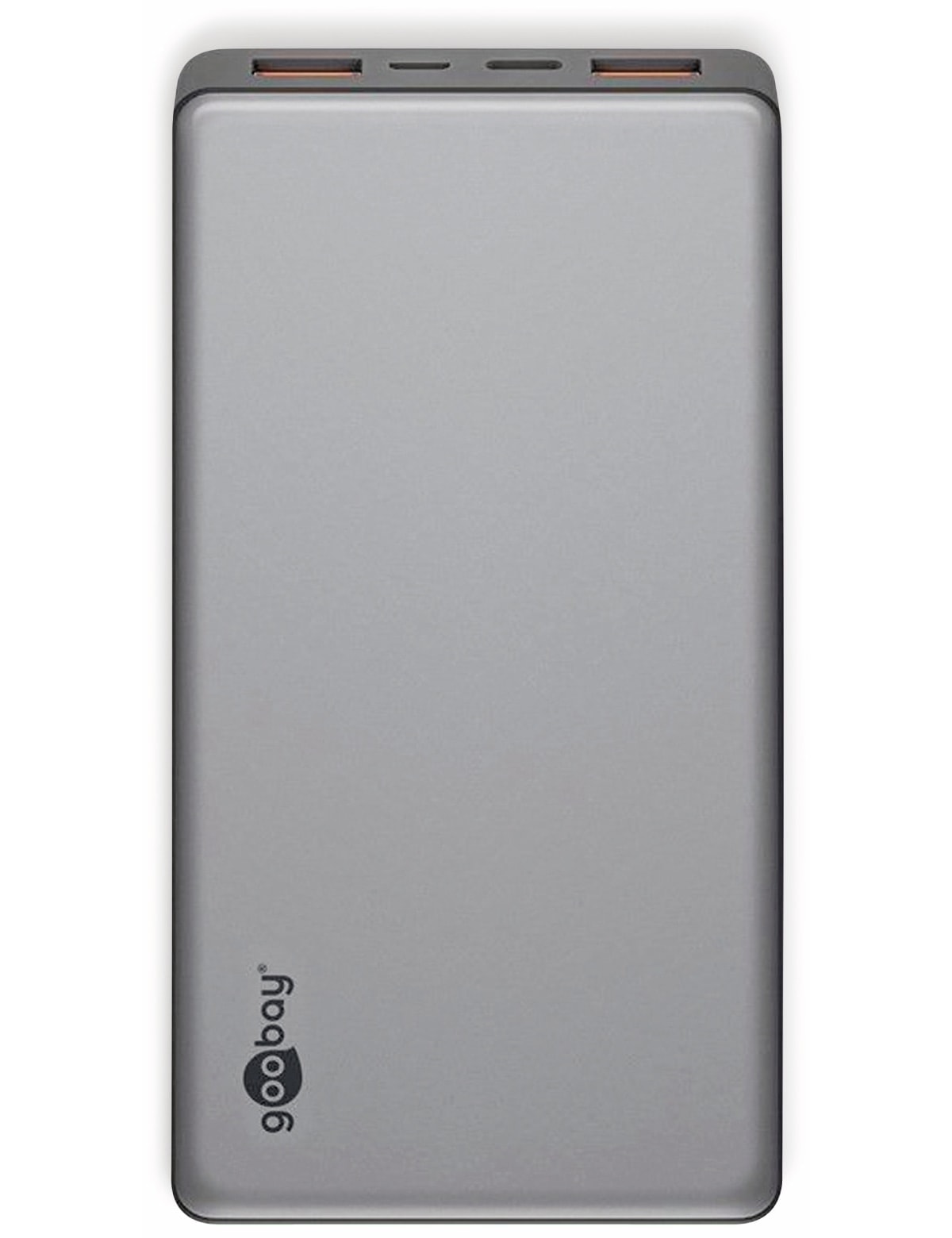 goobay USB Powerbank 59854 QC 3.0, 20000 mAh, Aluminium