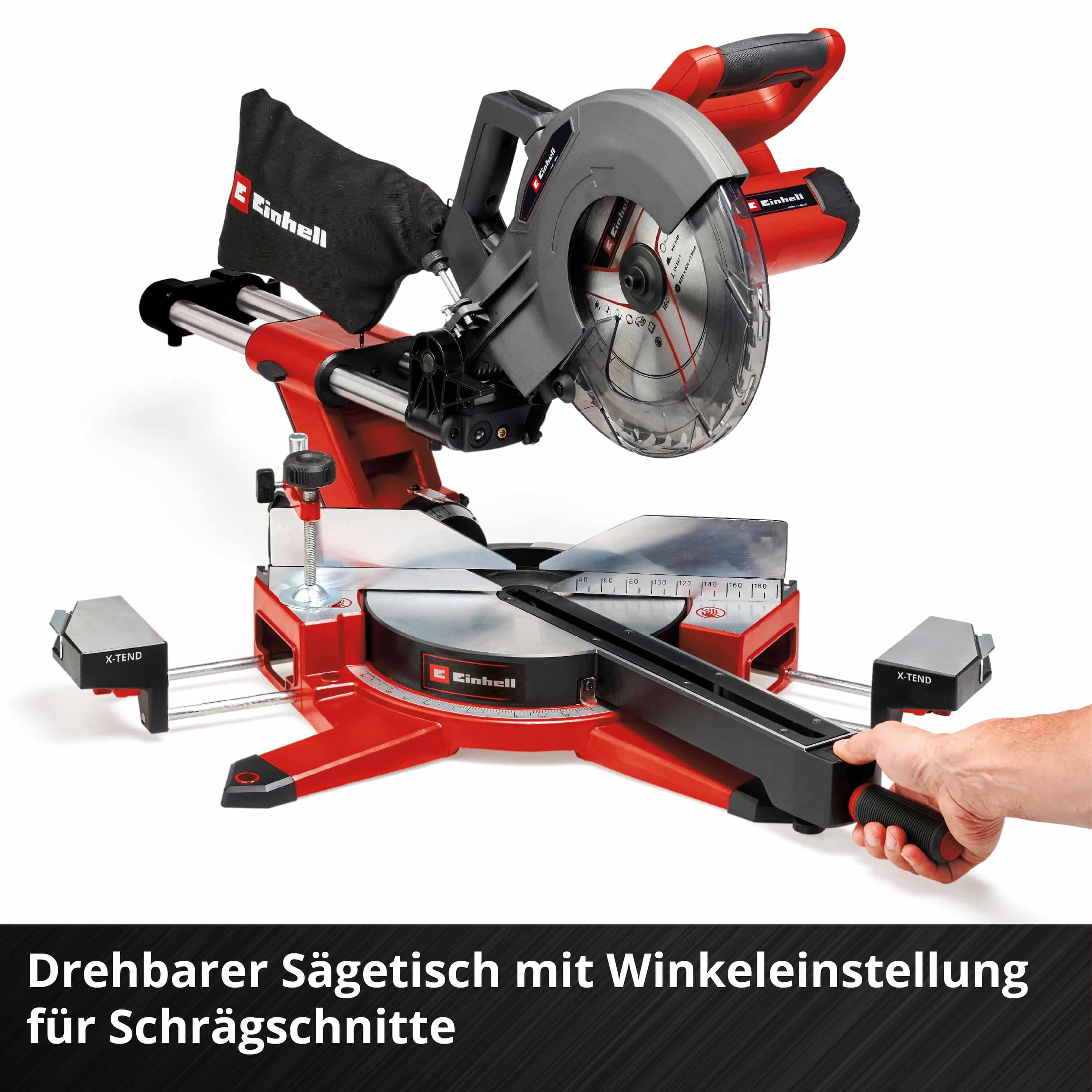 EINHELL Akku-Zug-Kapp-Gehrungssäge TE-SM 36/10 L Li-Solo