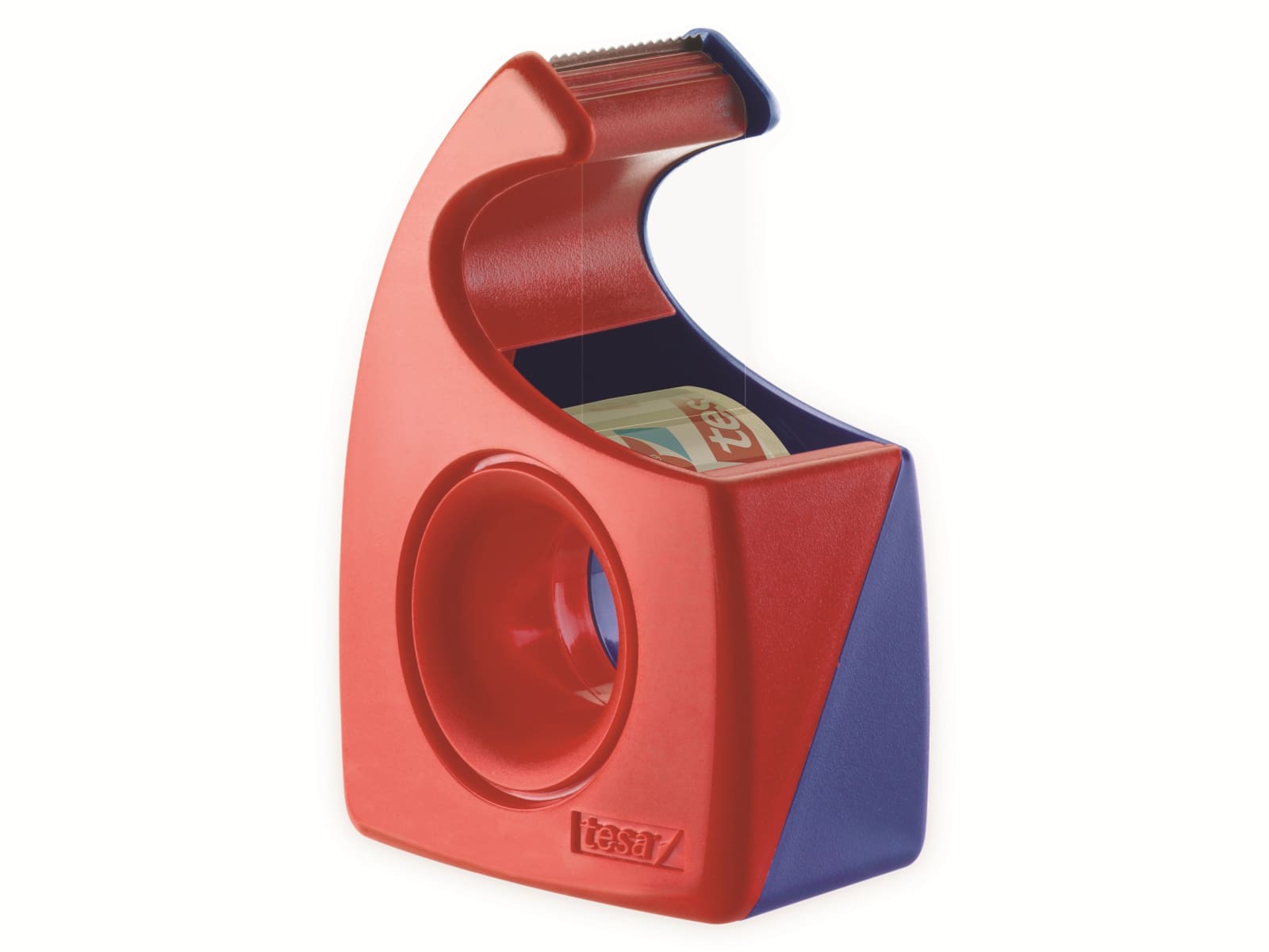 TESA ® Easy Cut Handabroller 10:19 rot-blau, leer, bis 10m:19mm, 57443-00001-01