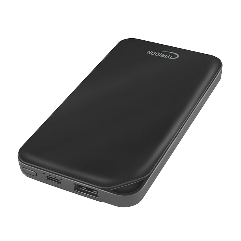 Powerbank TYPHOON TM034B, 8.000 mAh, schwarz