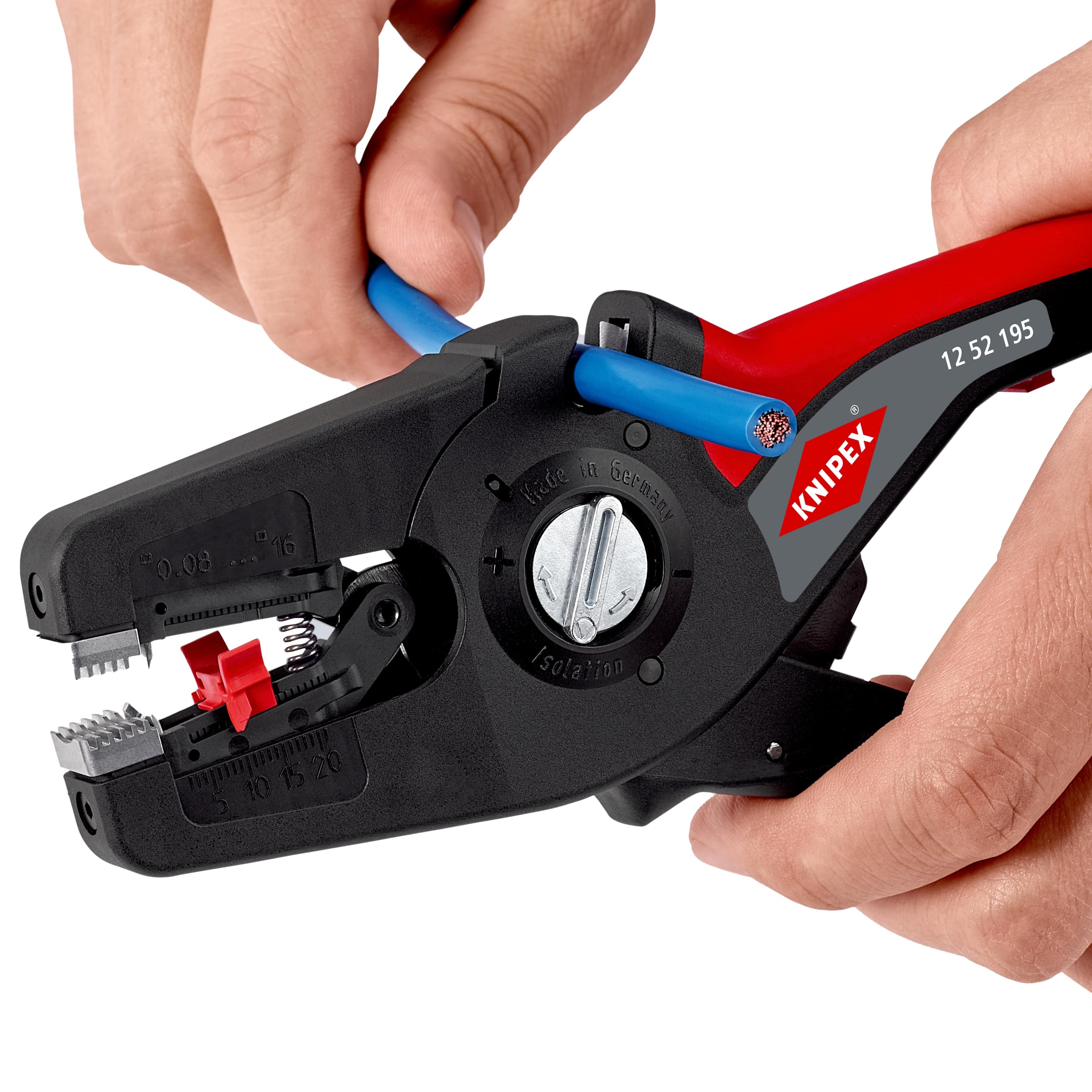 KNIPEX Automatische Abisolierzange PreciStrip16, 12 52 195 SB