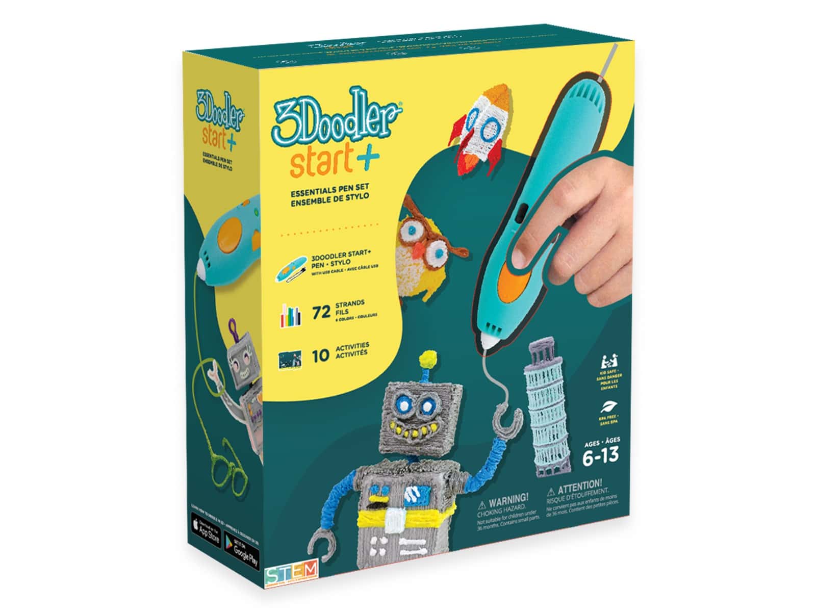 3DOODLER 3D-Stift Start+, Pen-Set